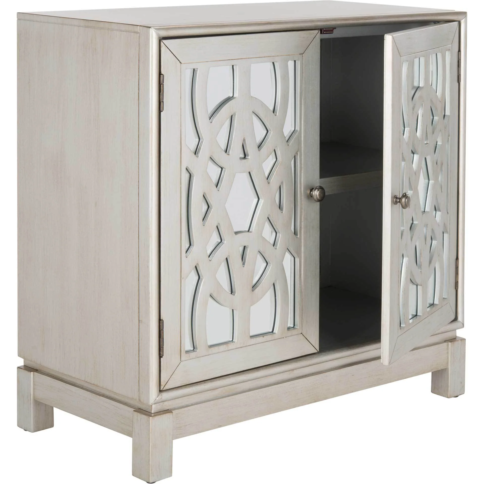 Asher 2 Door Chest Silver - Image 2