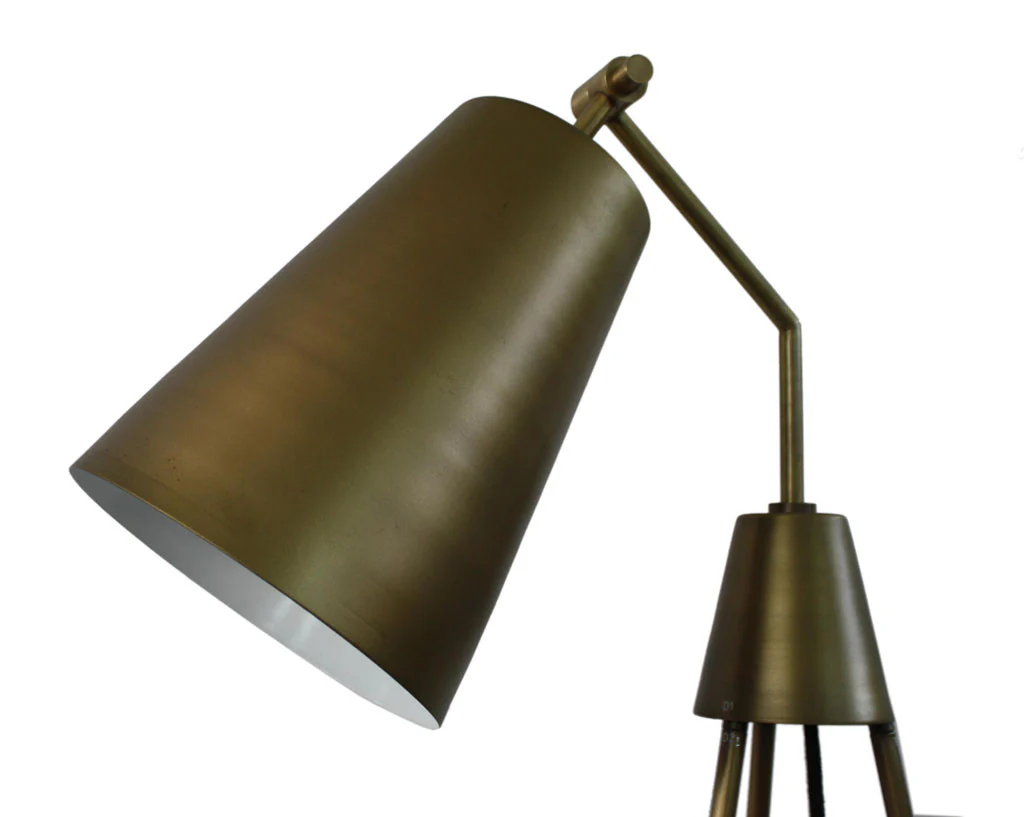 Asher Floor Lamp Gold - Image 2