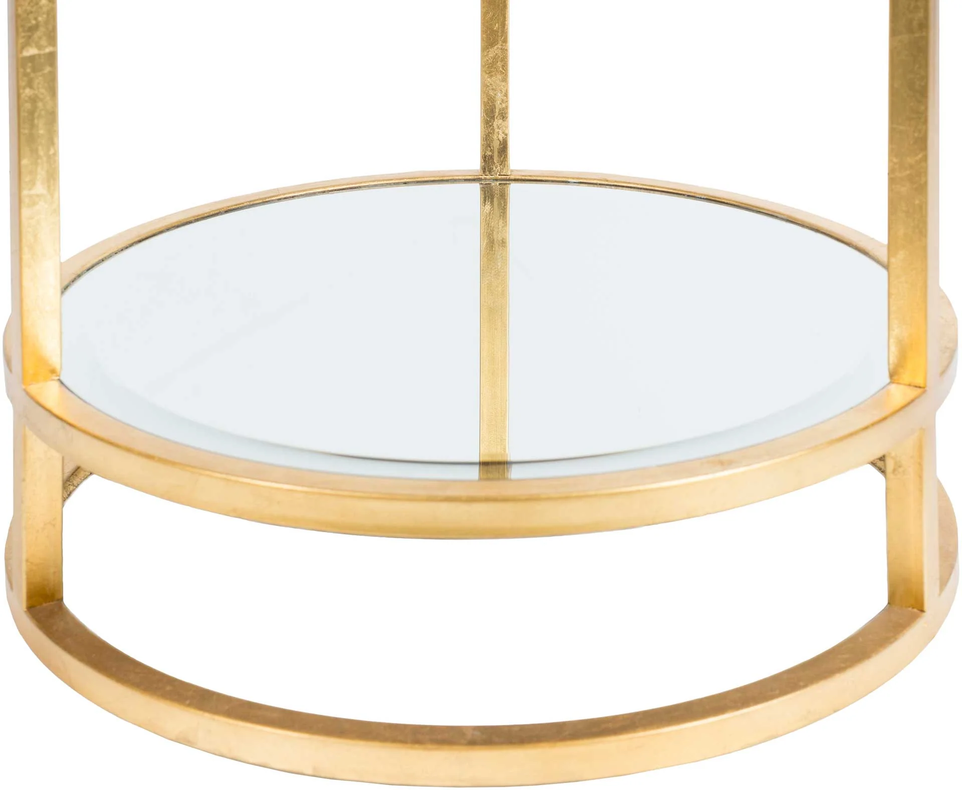 Asher Side Table Gold/Clear - Image 5