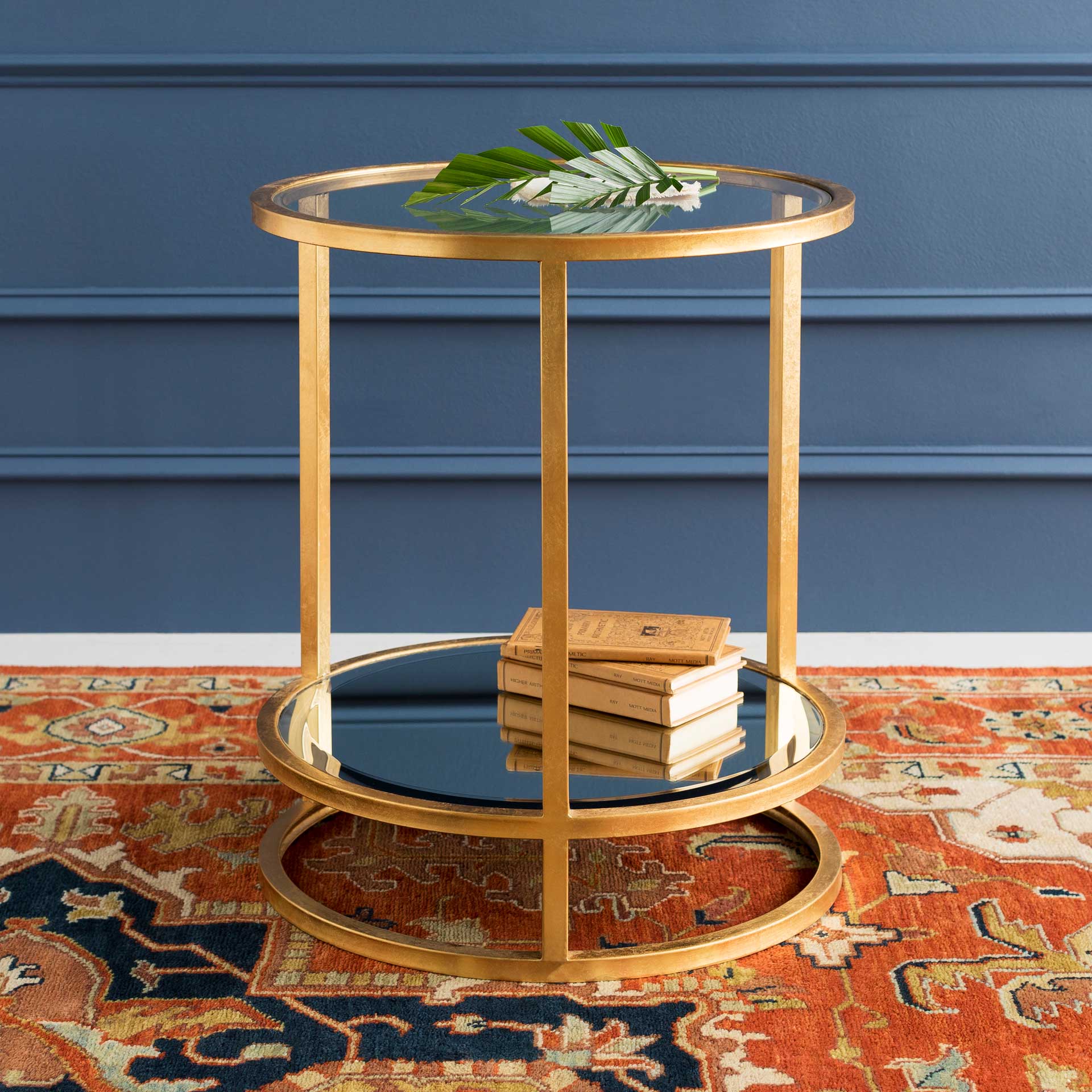Asher Side Table Gold/Clear - Image 7