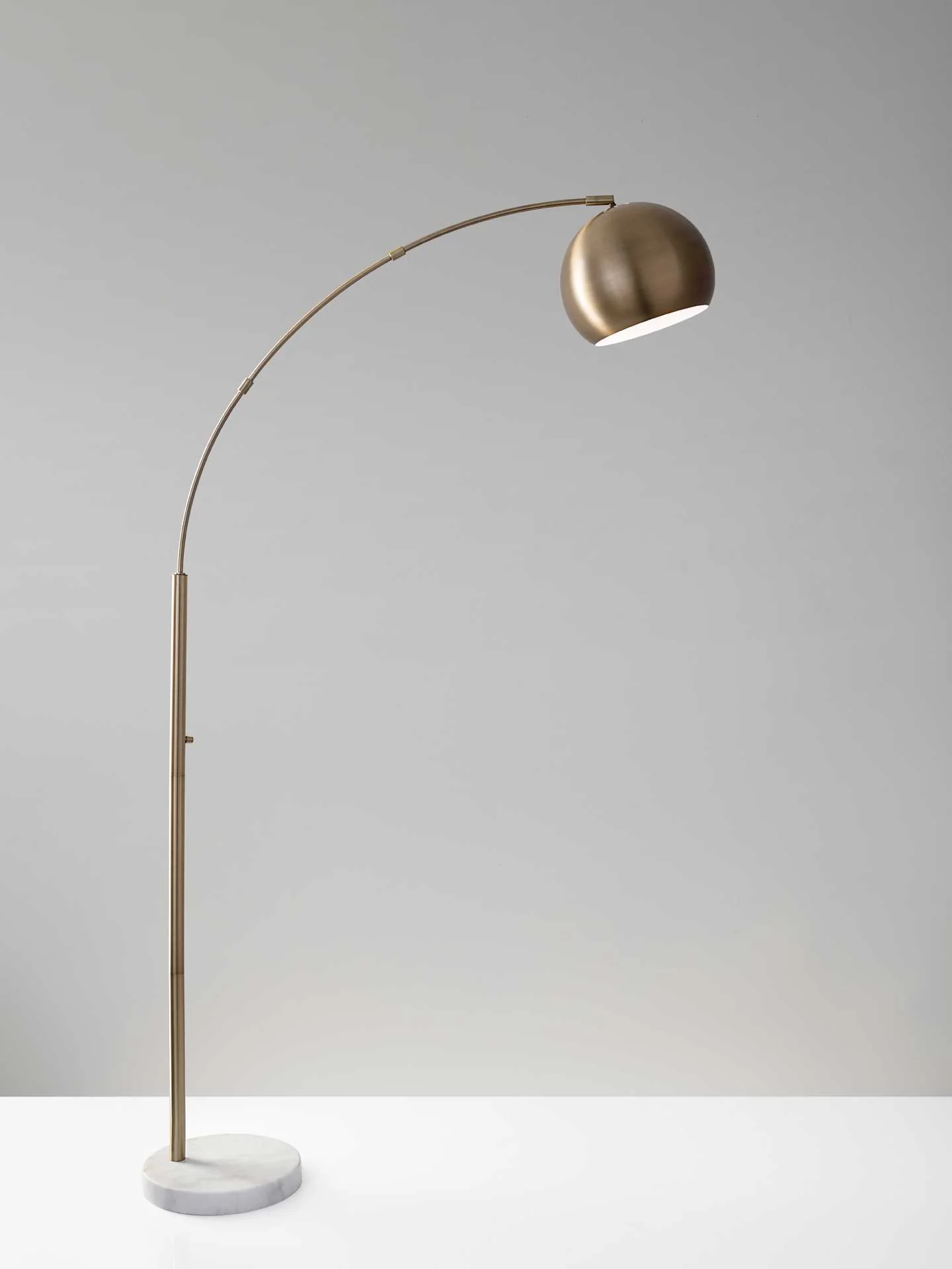 Asheville Arc Lamp Brass - Image 2