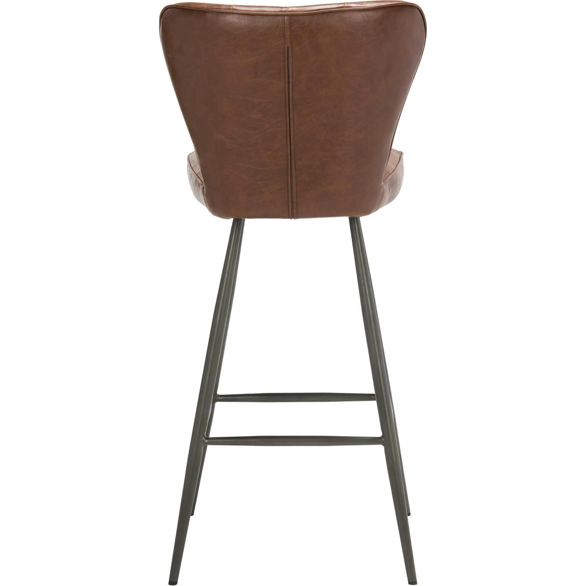 Ashlynn Leather Tufted Bar Stool (Set of 2) - Image 6
