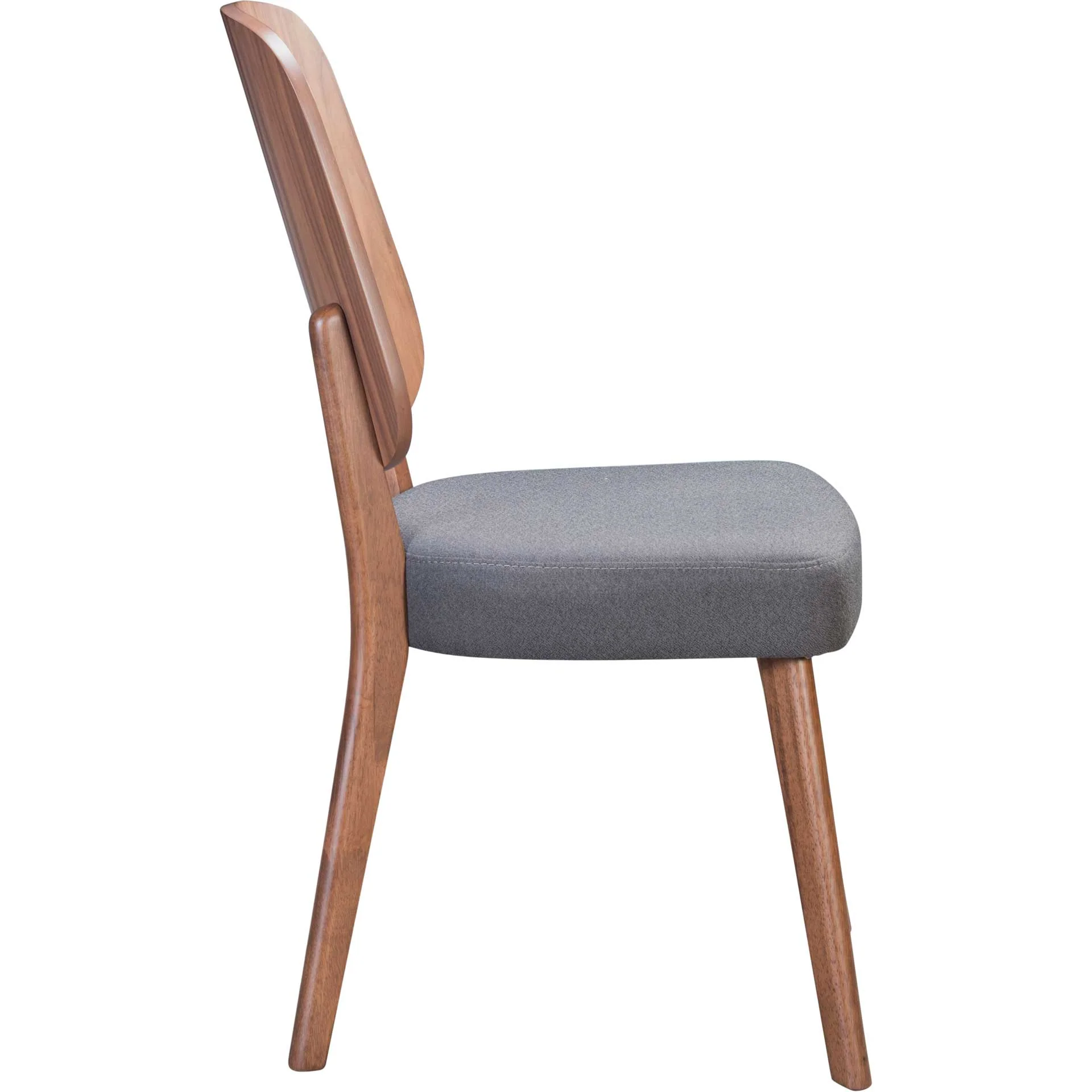 Ashmore Dining Chair Walnut/Dark Gray - Image 2