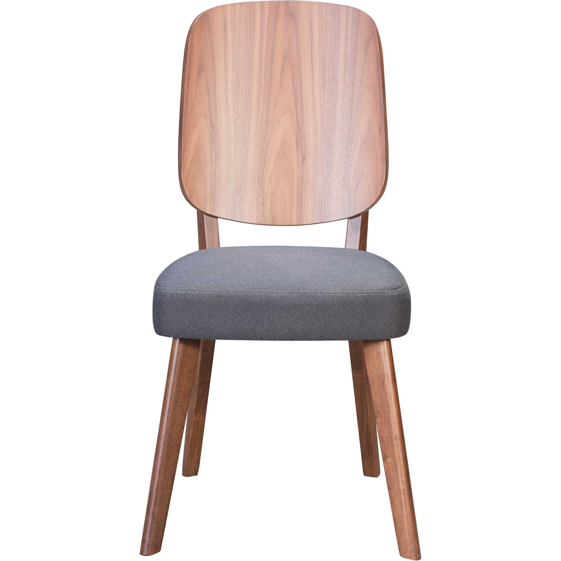 Ashmore Dining Chair Walnut/Dark Gray - Image 3