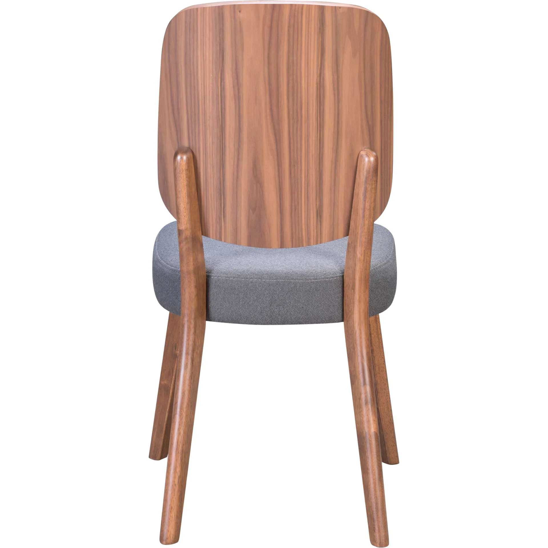 Ashmore Dining Chair Walnut/Dark Gray - Image 4