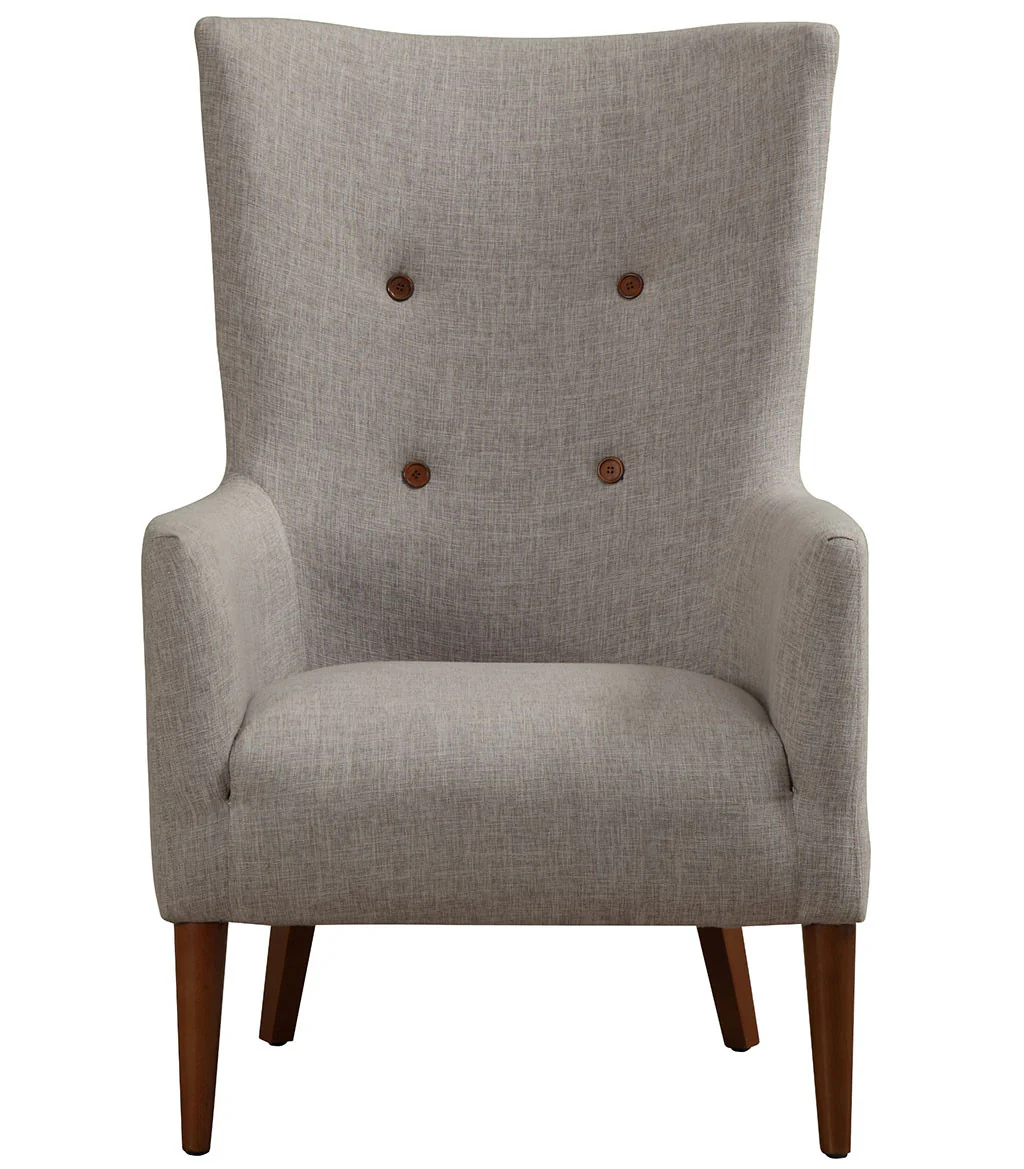Aslan Beige Linen Chair - Image 2