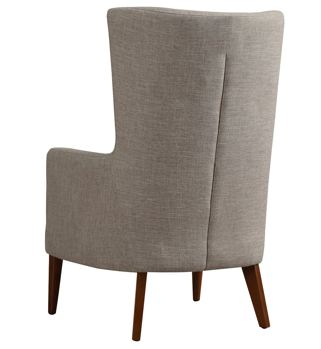 Aslan Beige Linen Chair - Image 4