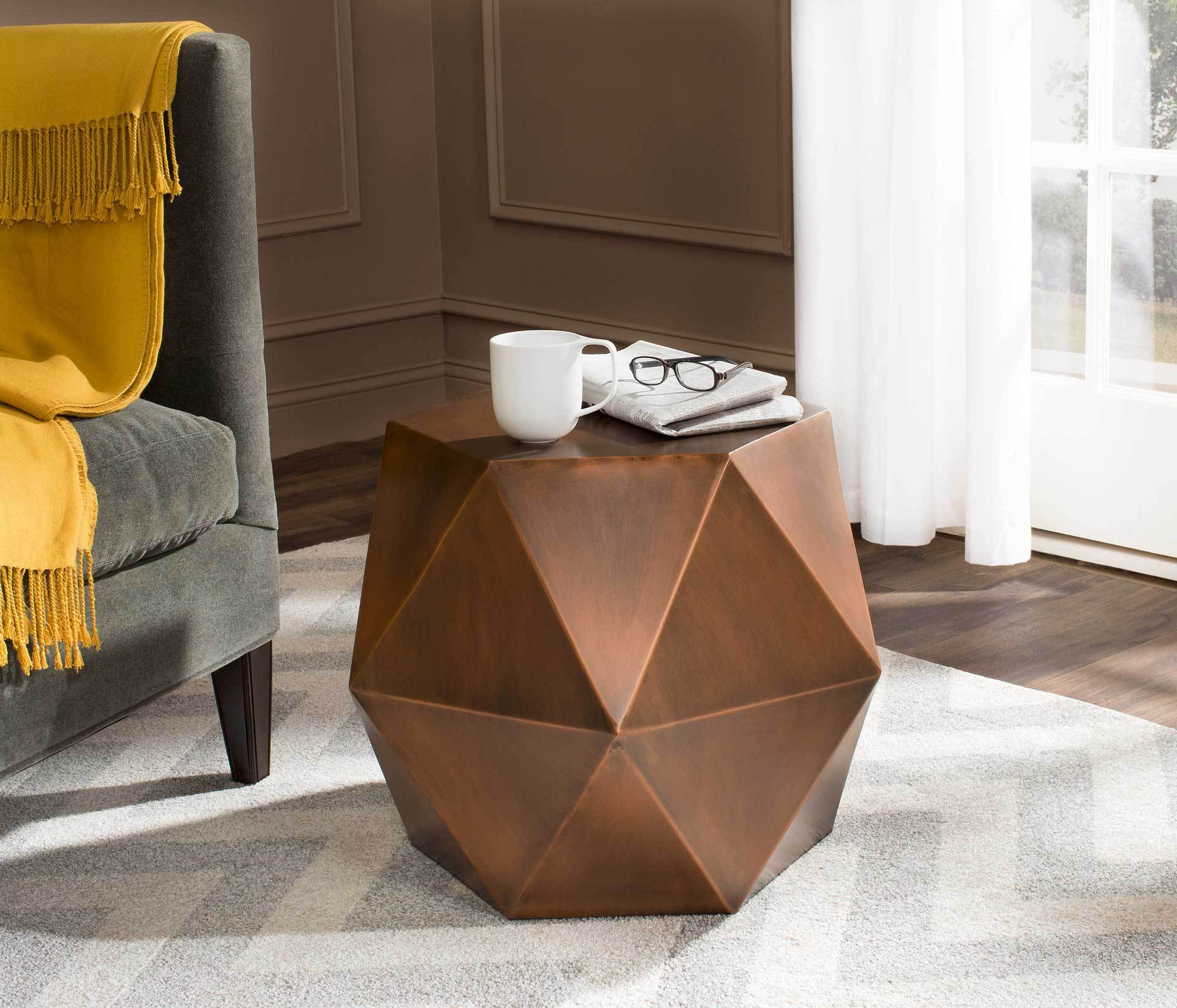 Aspen Faceted Side Table - Image 2