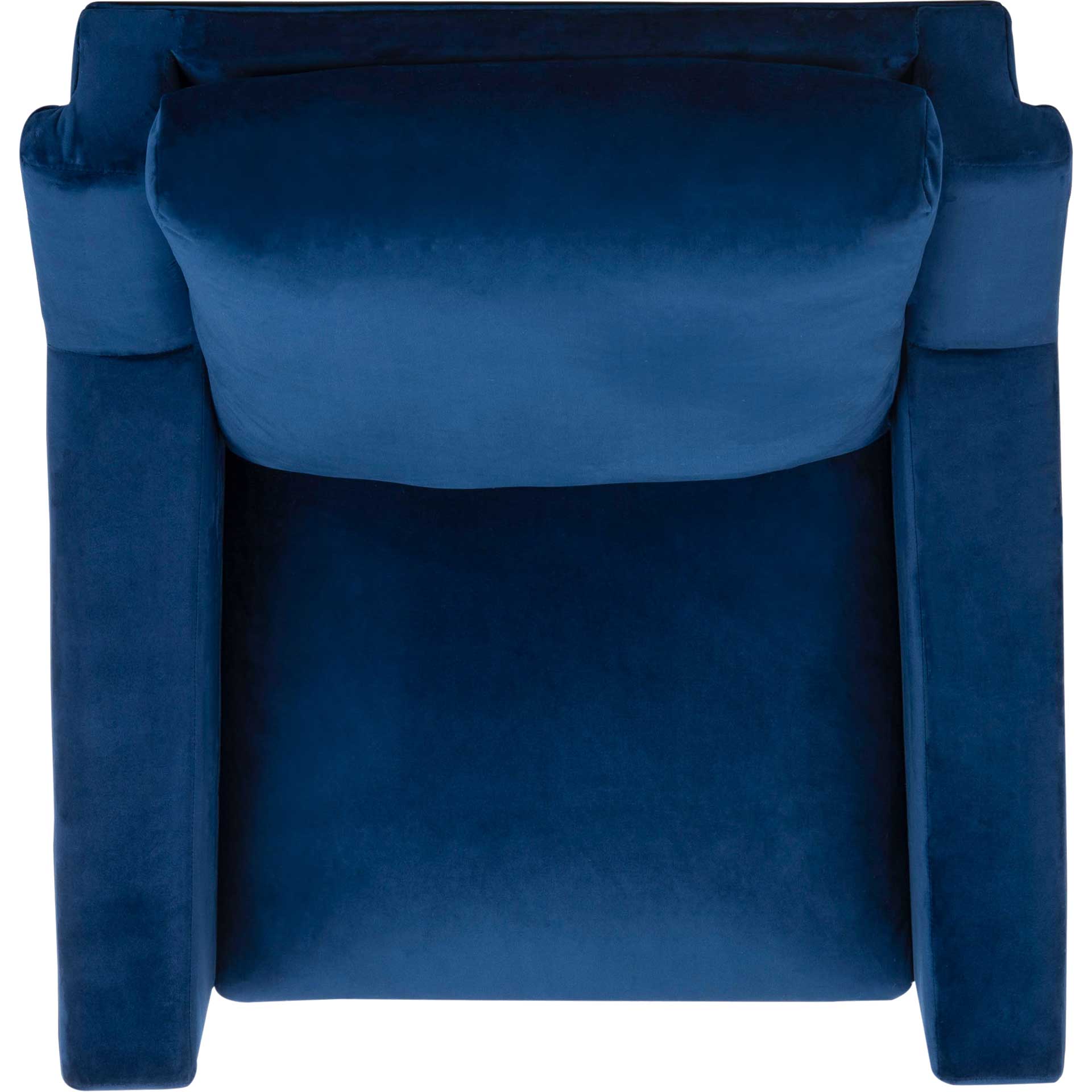 Aspen Mid Century Arm Chair Navy/Natural - Image 6