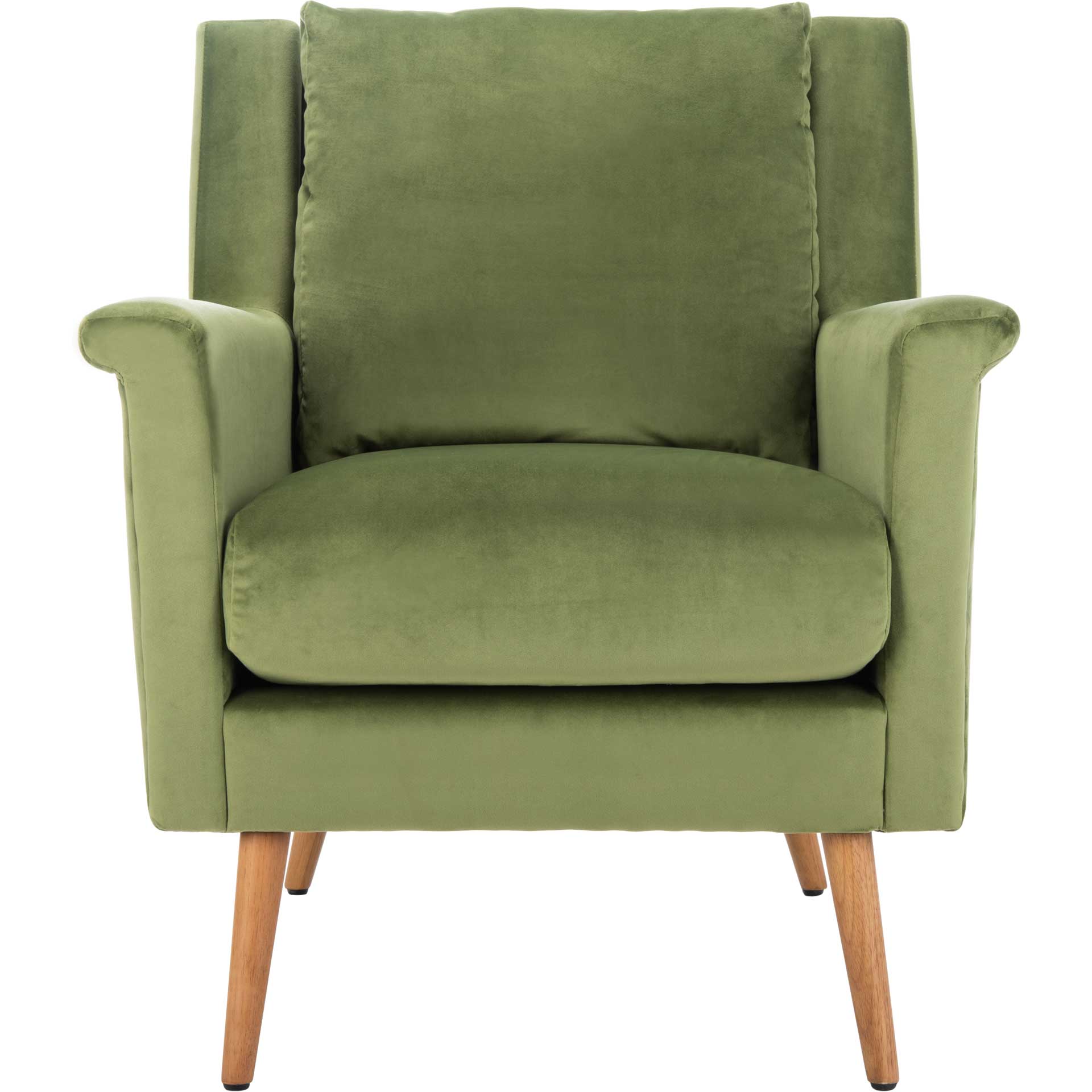 Aspen Mid Century Arm Chair Olive/Natural - Image 2