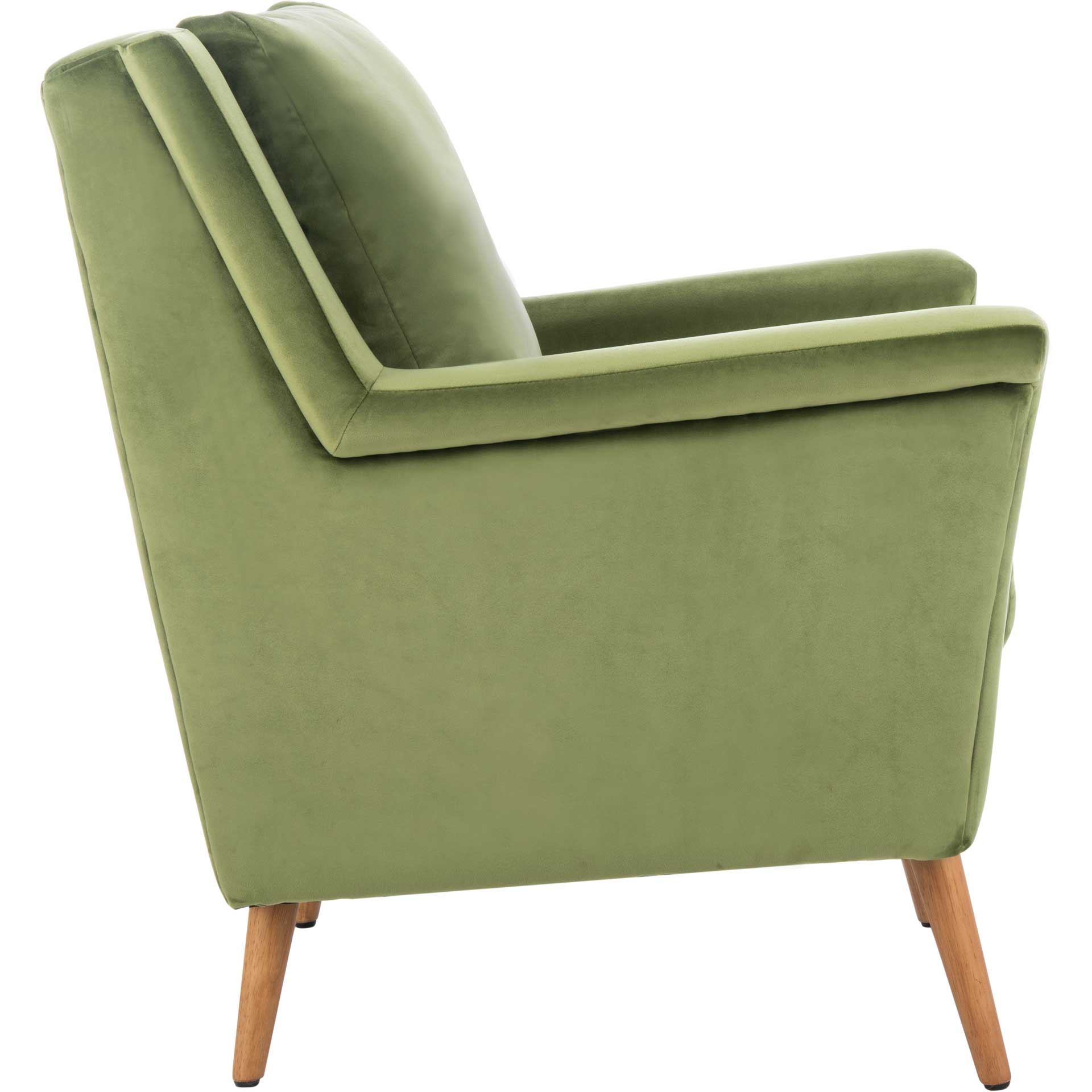 Aspen Mid Century Arm Chair Olive/Natural - Image 3