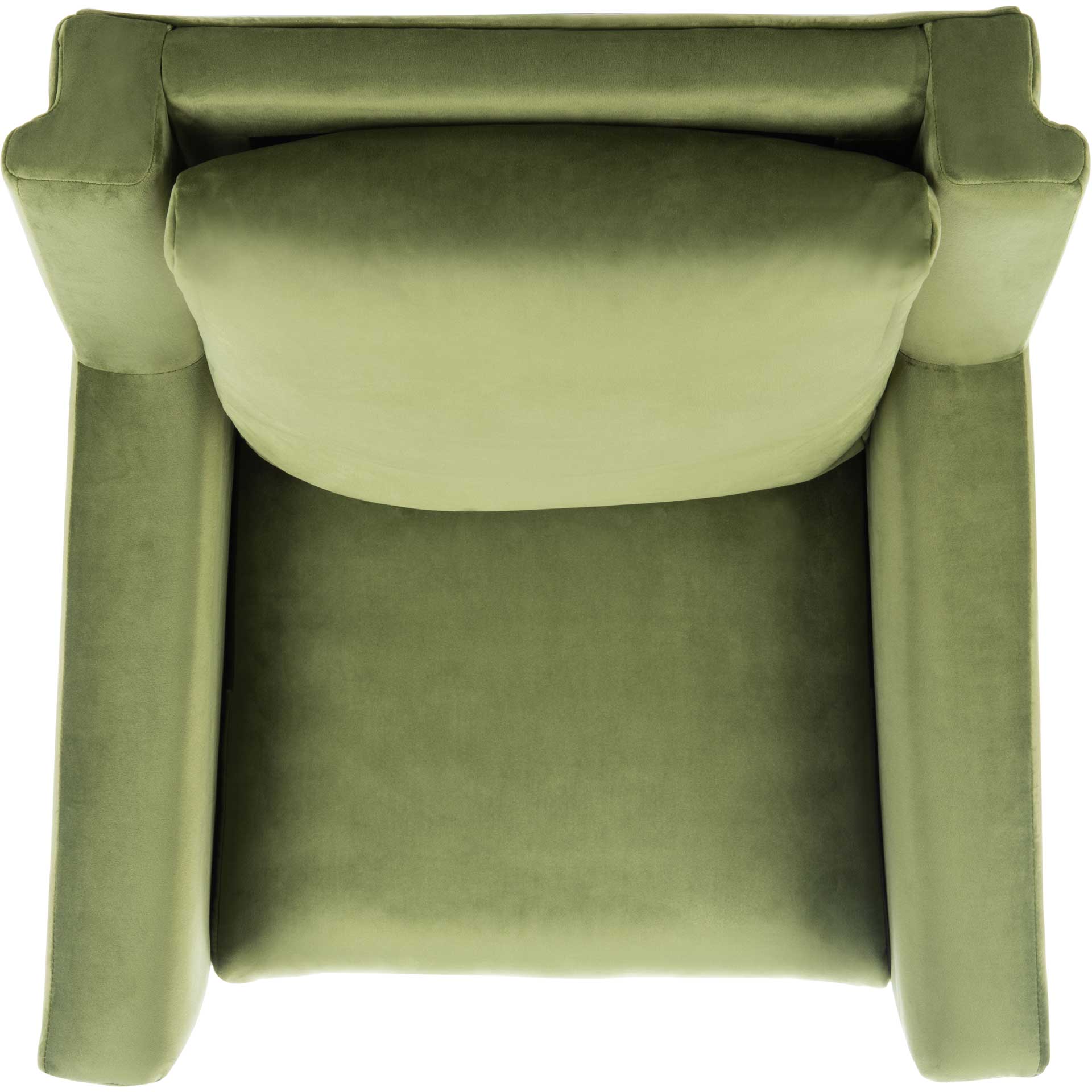 Aspen Mid Century Arm Chair Olive/Natural - Image 6
