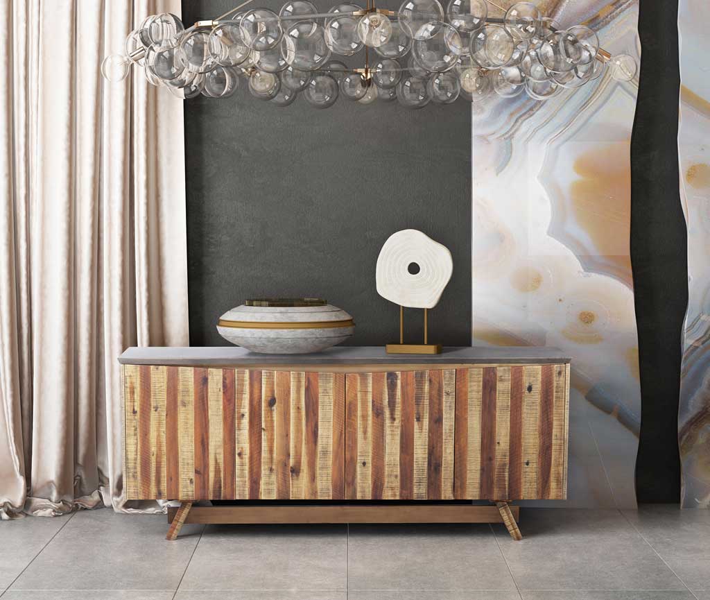 Astor Dark Concrete Buffet - Image 6