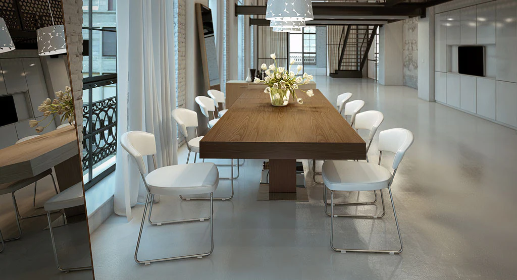 Astor Dining Table Walnut - Image 6