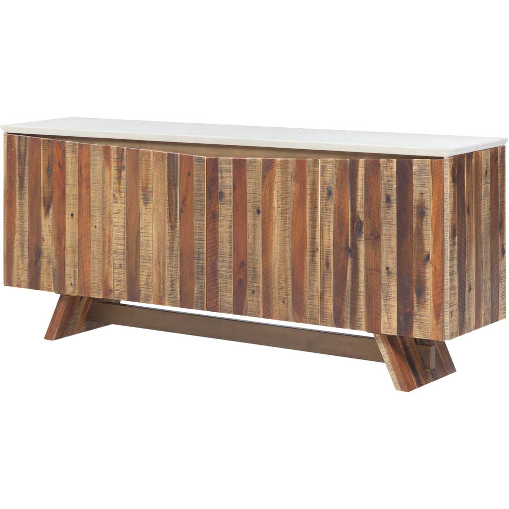 Astor White Concrete Buffet - Image 2