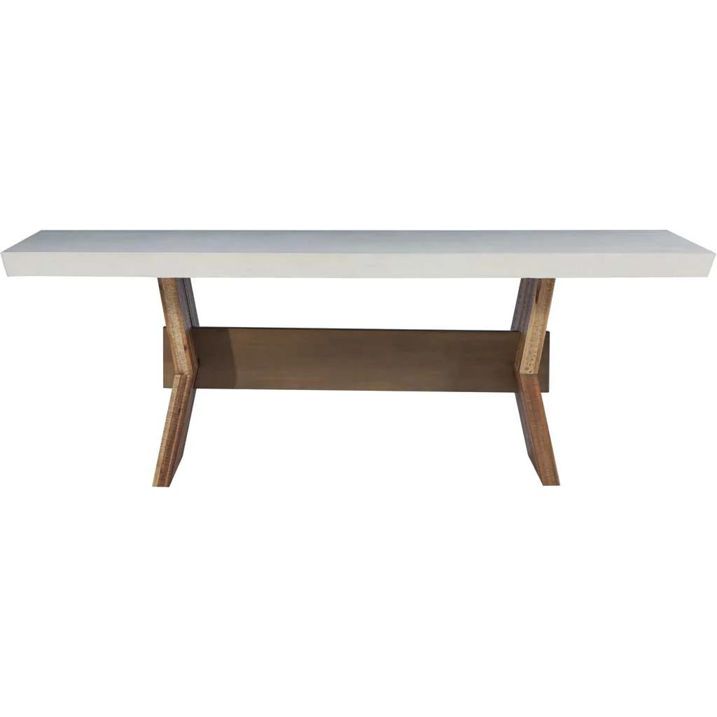 Astor White Concrete Table - Image 2