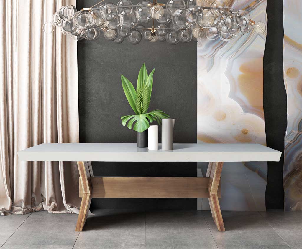 Astor White Concrete Table - Image 6
