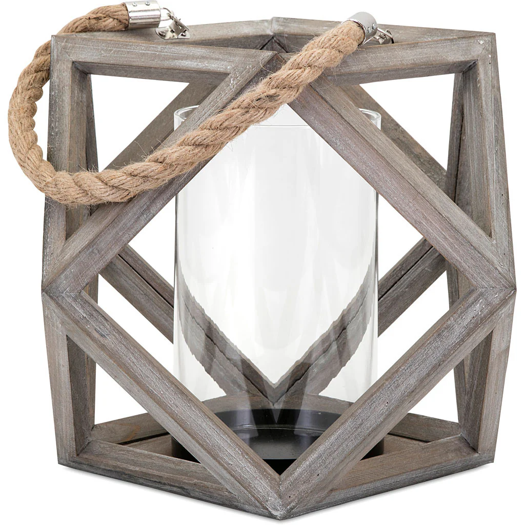 Astor Wood Lantern - Image 2
