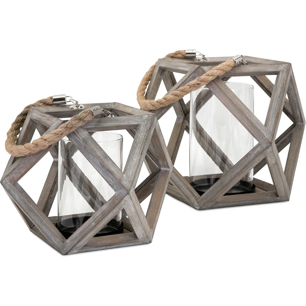 Astor Wood Lantern - Image 3