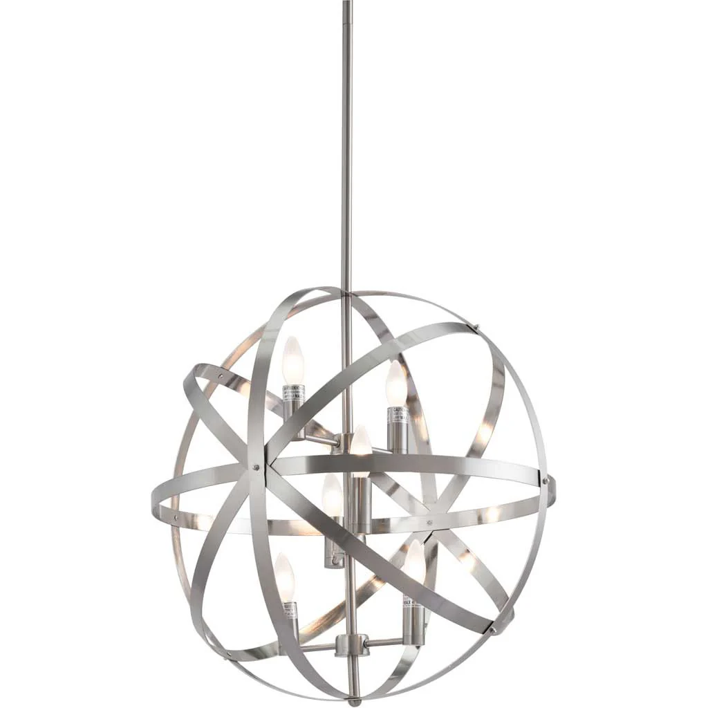 Astro Ceiling Lamp Satin Nickel - Image 4