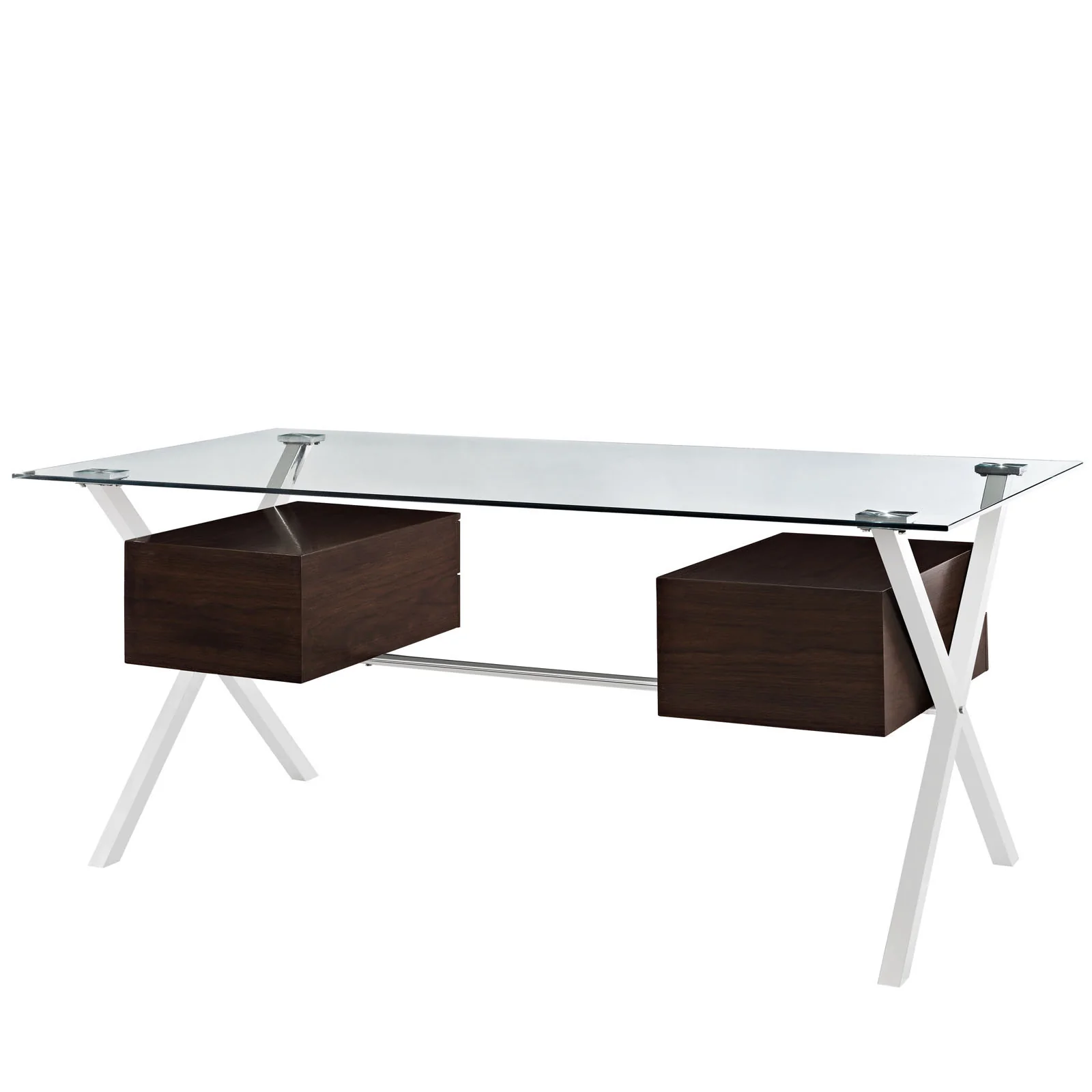 Astute Office Desk Walnut - Image 2