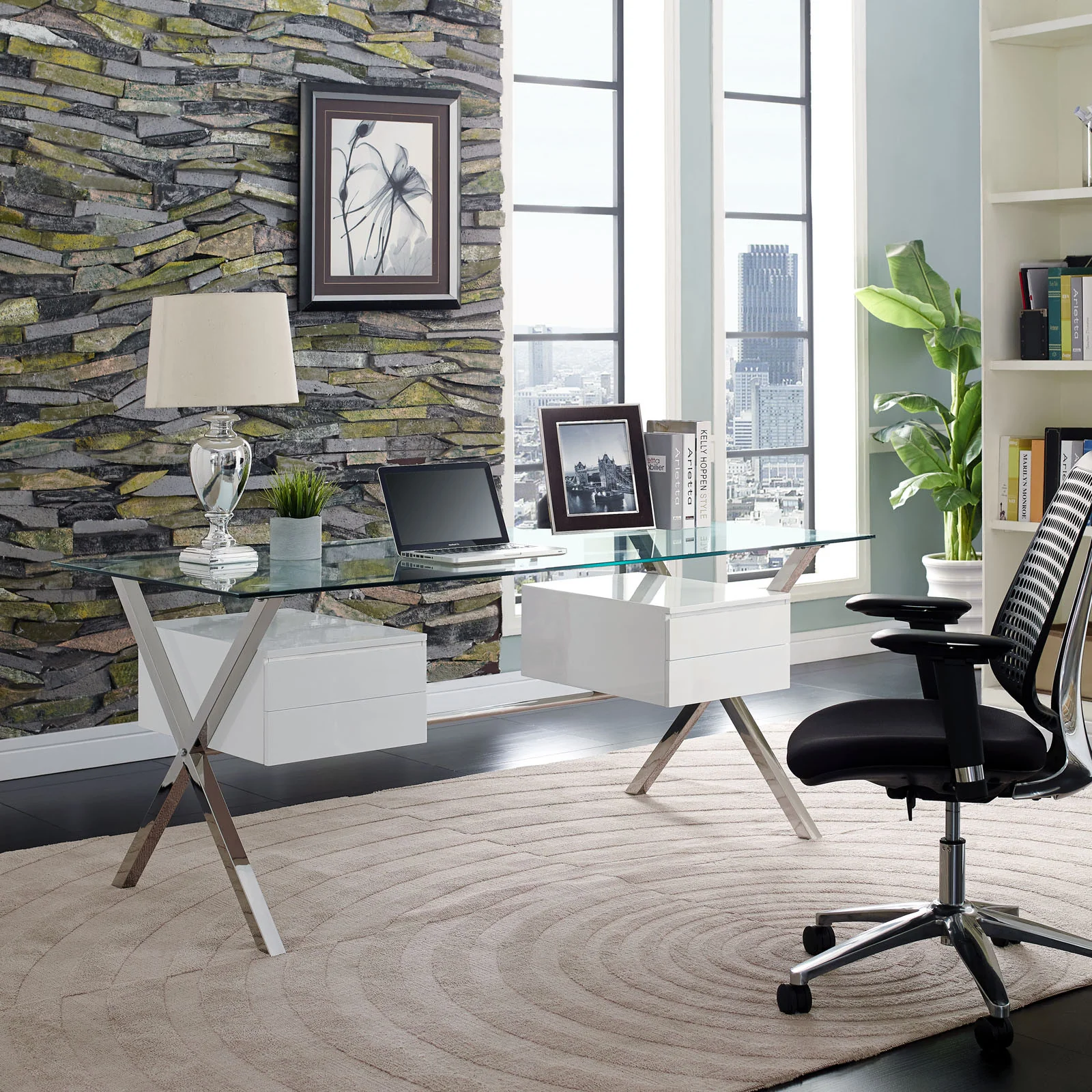 Astute Office Desk White - Image 4