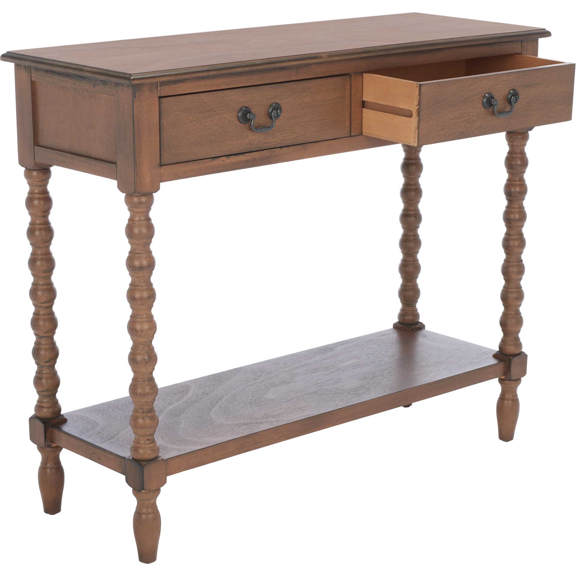 Atalia 2 Drawer Console Table Brown - Image 2