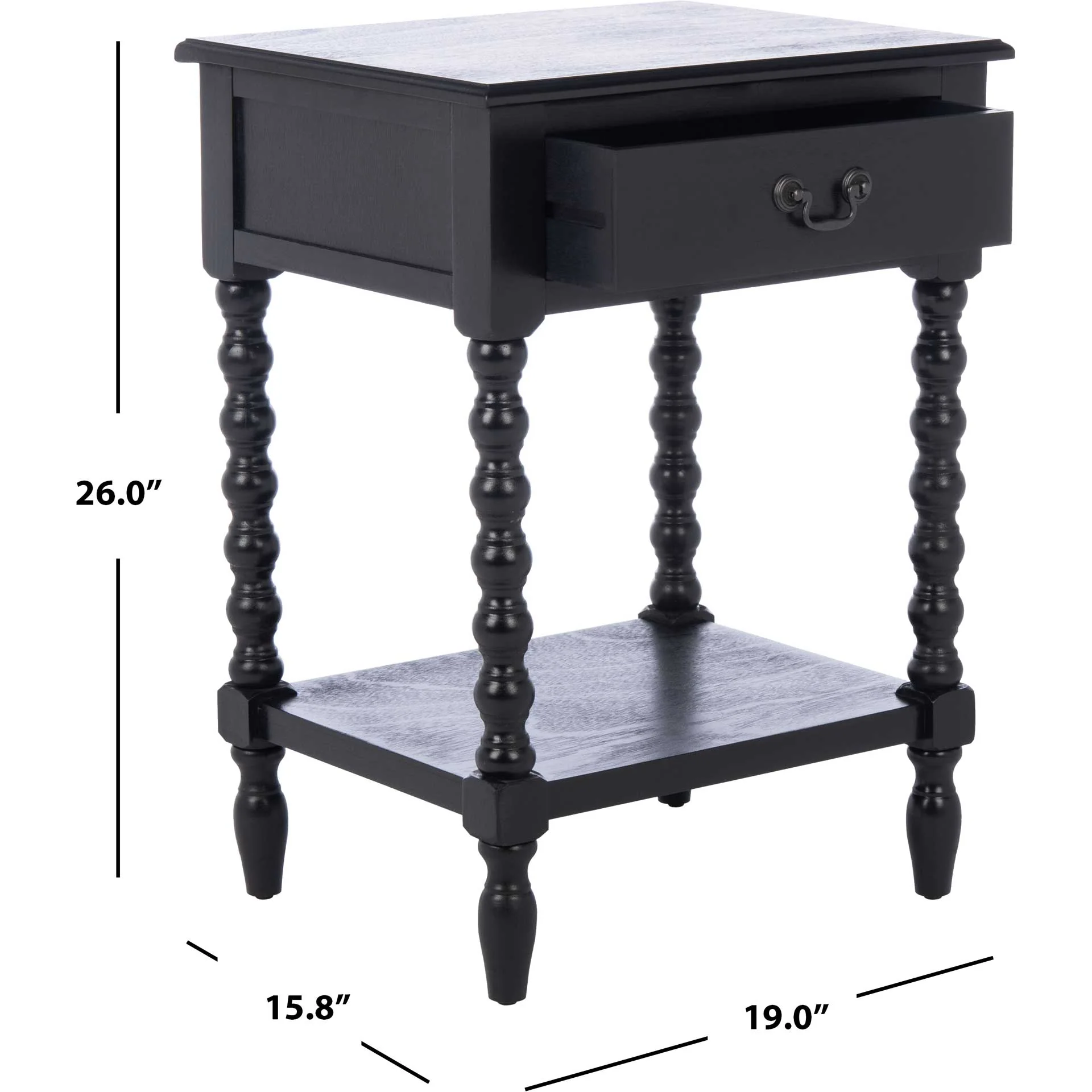 Atalia Accent Table Black - Image 9