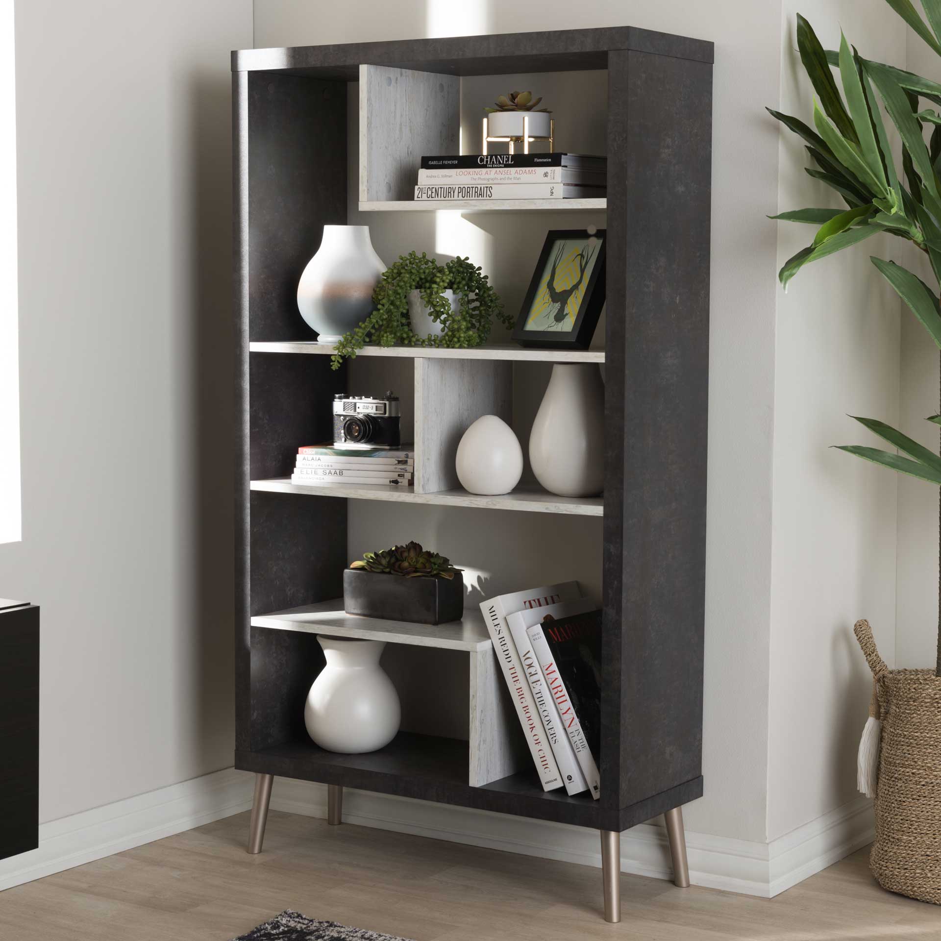 Athena Display Shelf Dark Gray/Light Gray - Image 10