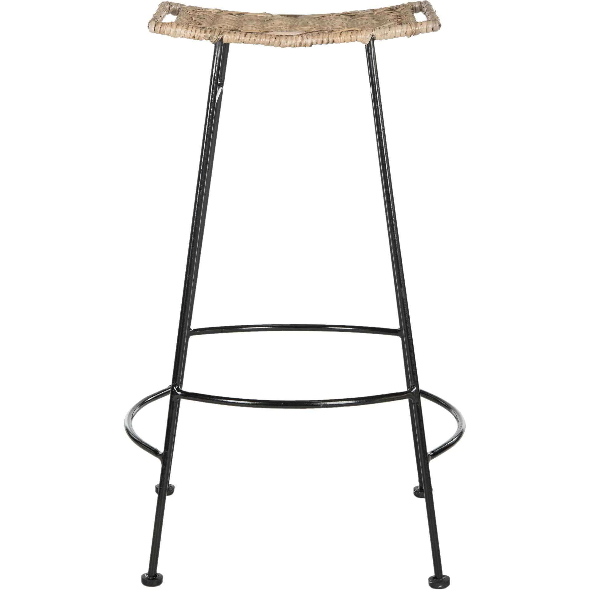 Athena Rattan Seat Bar Stool (Set of 2) - Image 2