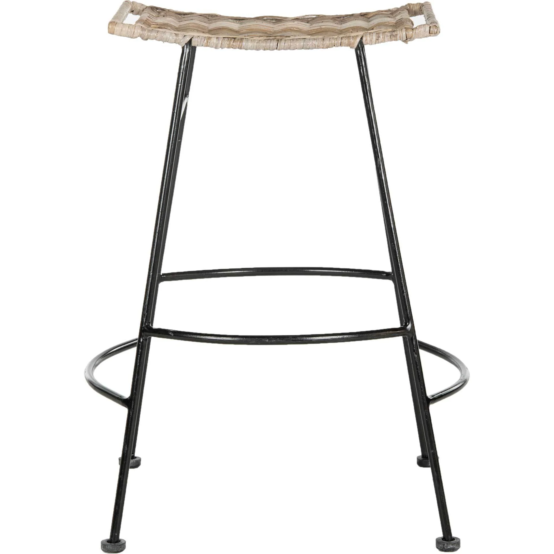 Athena Rattan Seat Bar Stool (Set of 2) - Image 6