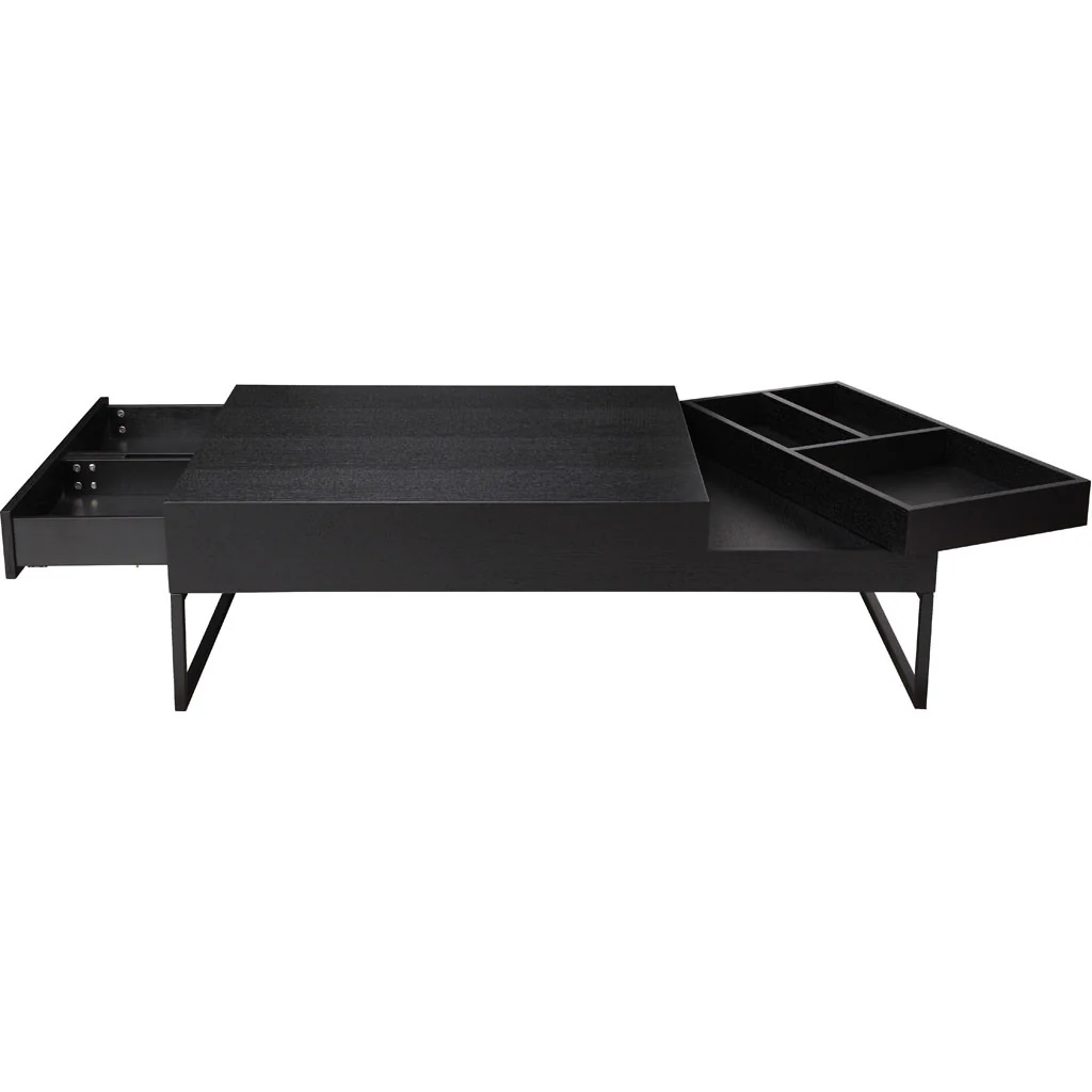 Atherton Flip Tray Coffee Table Black - Image 2
