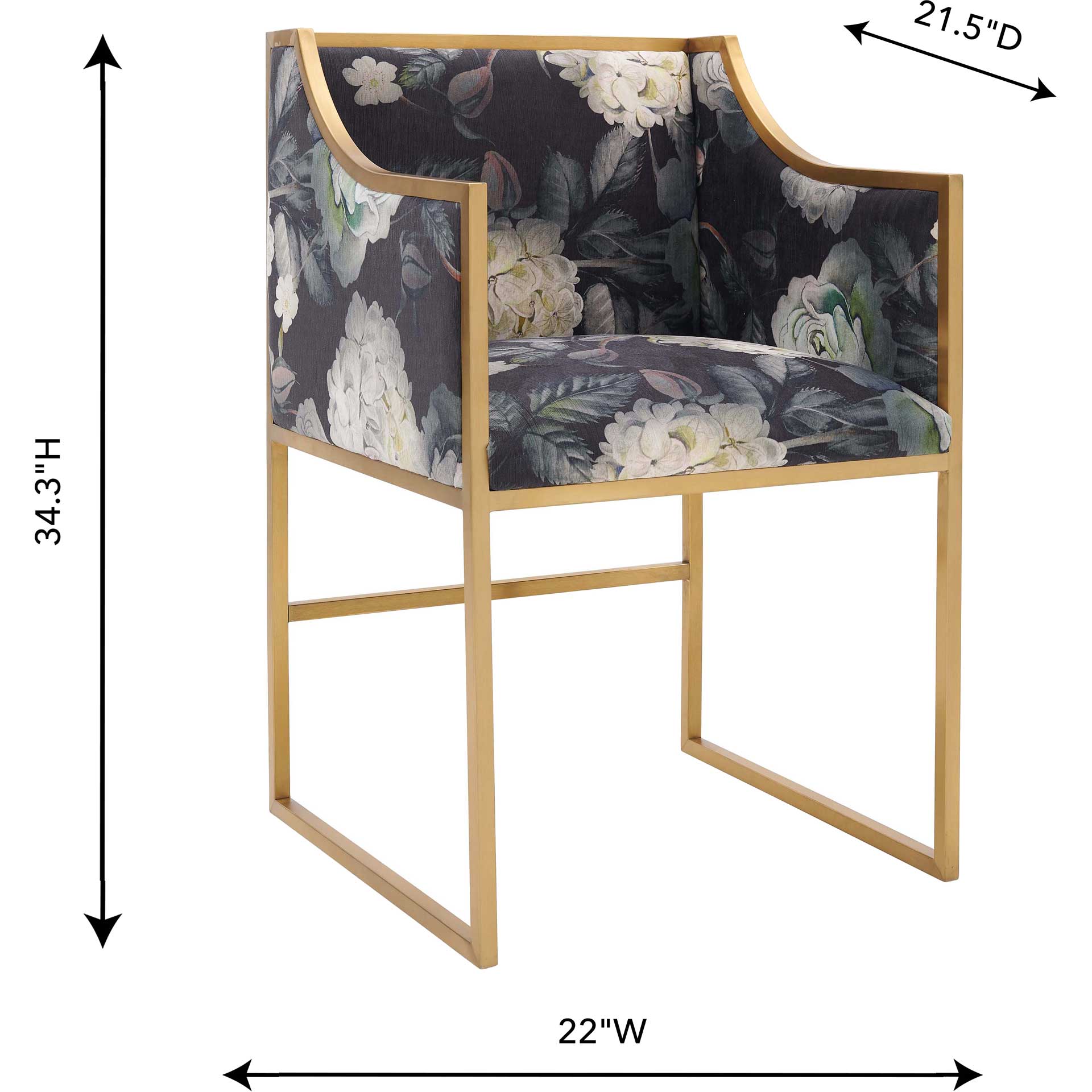 Atka Velvet Chair Multi - Image 6