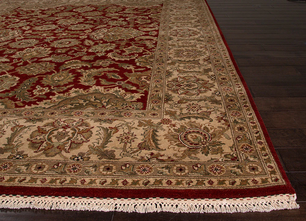 Atlantis Taj Rosewood/Creme Brulee Area Rug - Image 3
