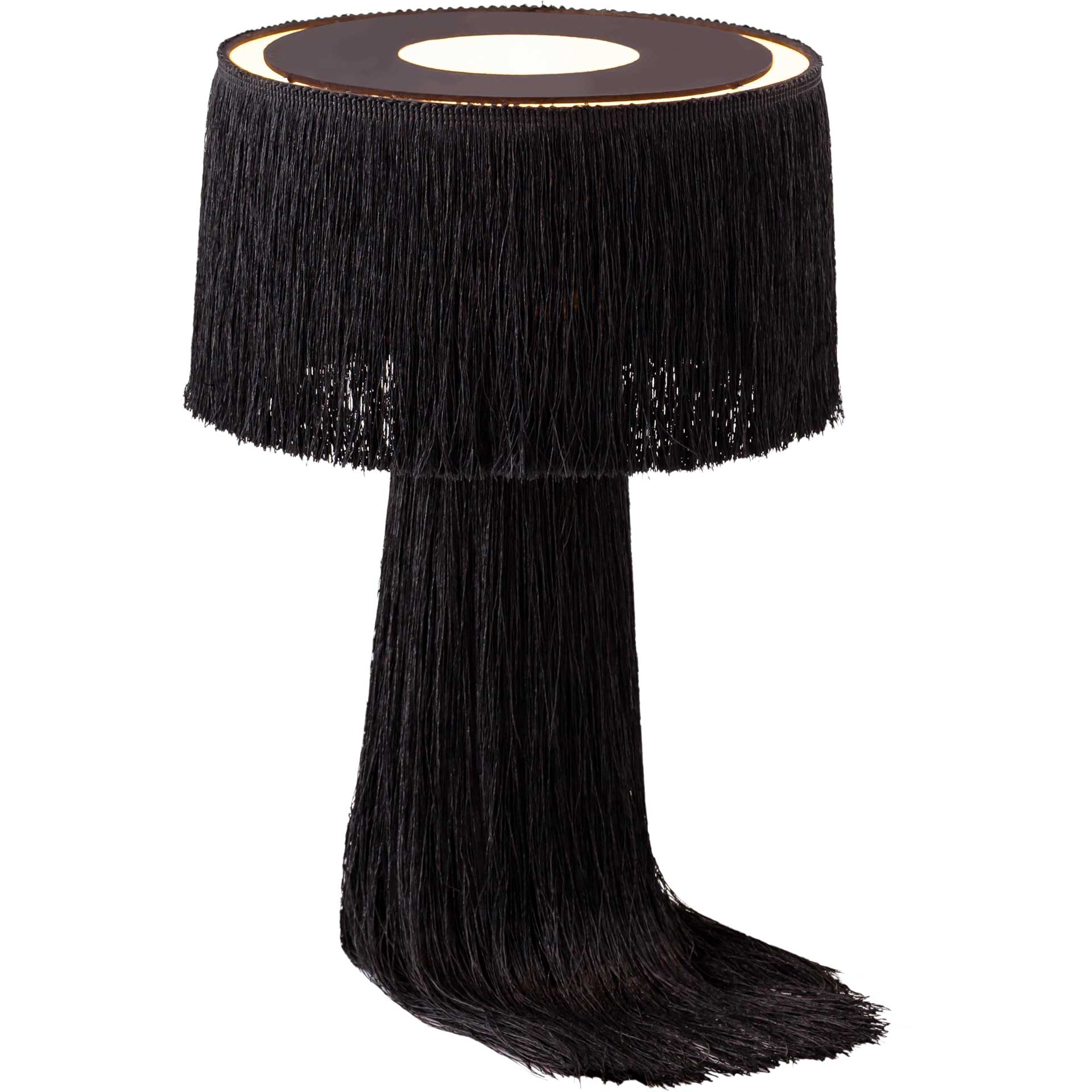 Atlas Tassel Table Lamp Black - Image 2