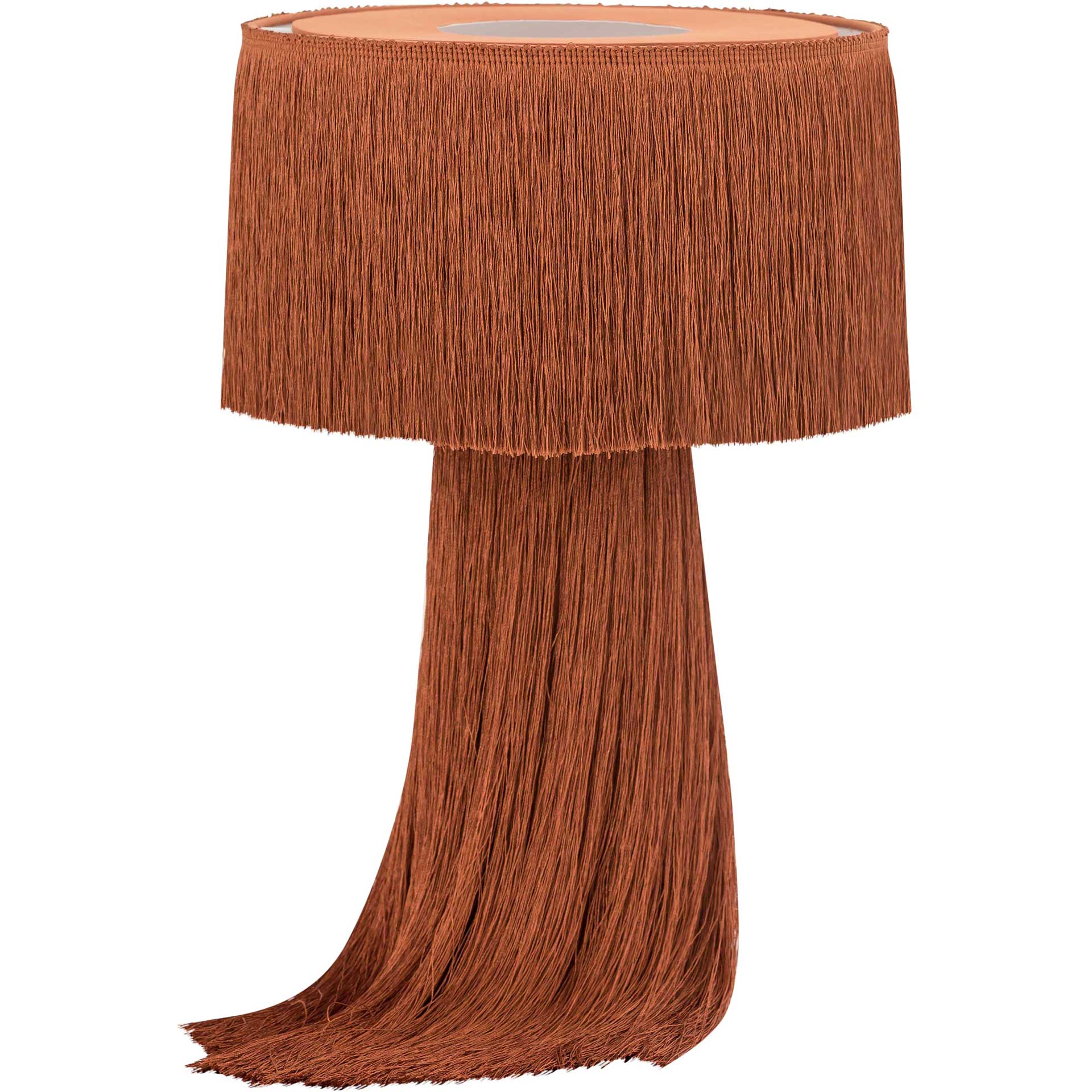 Atlas Tassel Table Lamp Brick - Image 3