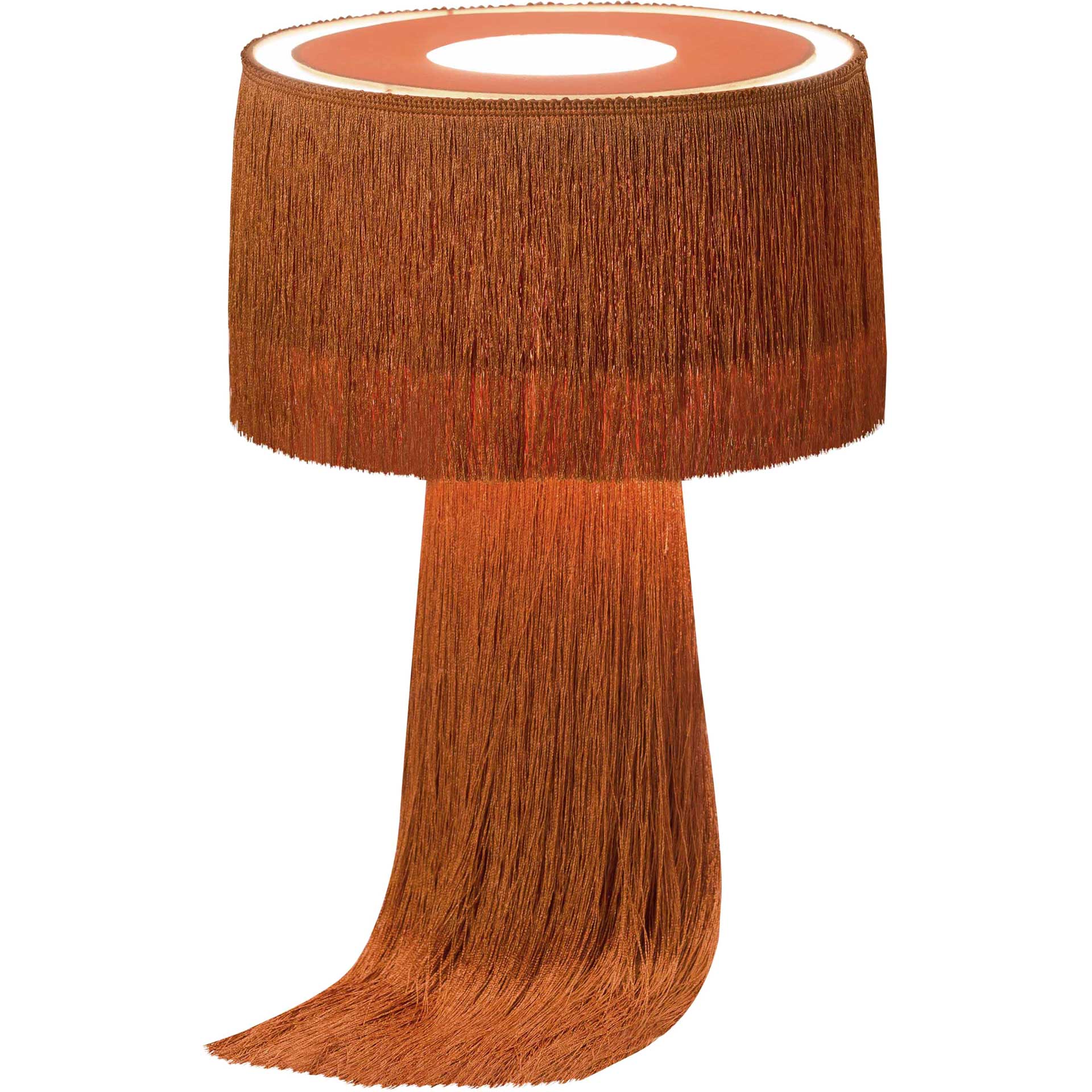 Atlas Tassel Table Lamp Brick - Image 4