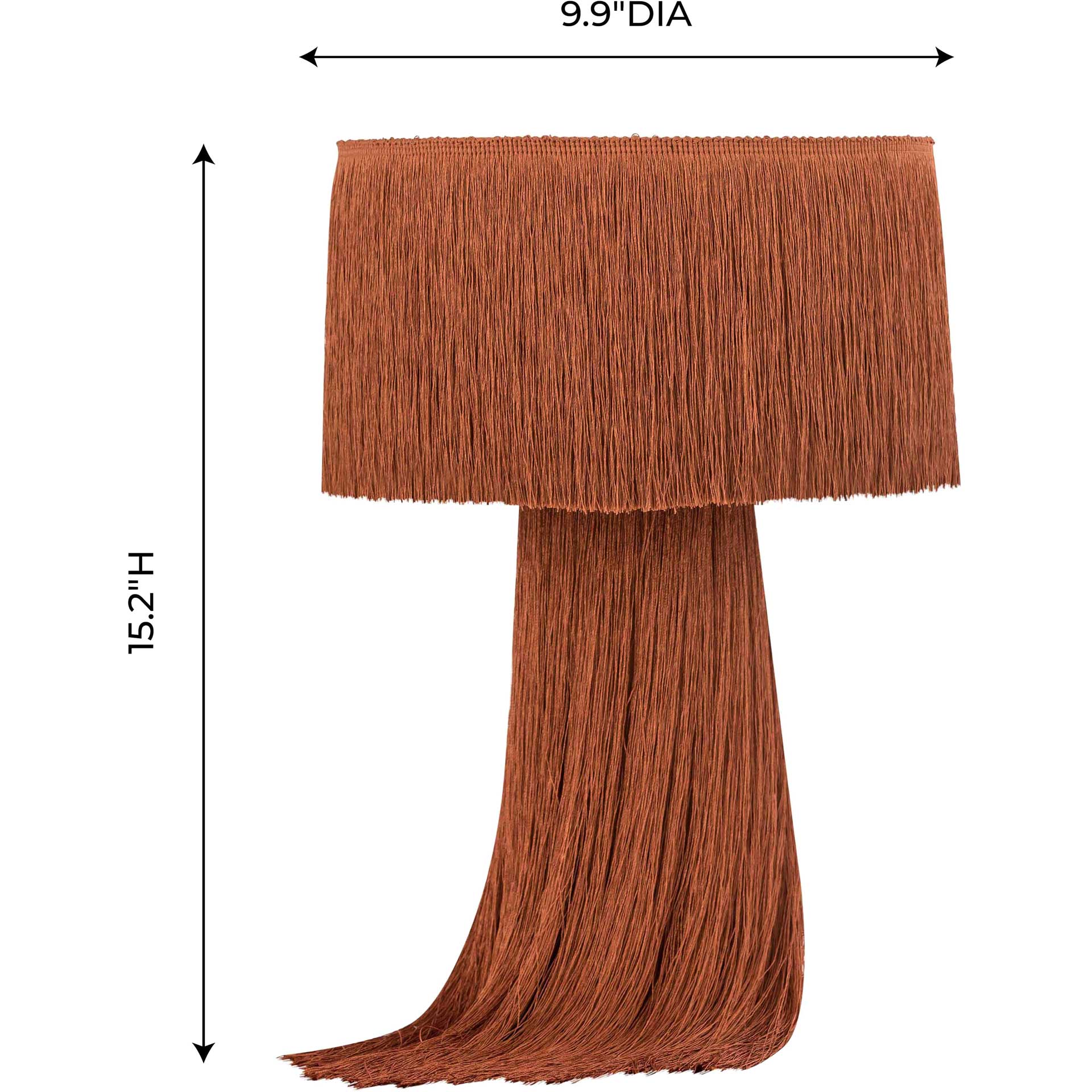 Atlas Tassel Table Lamp Brick - Image 6