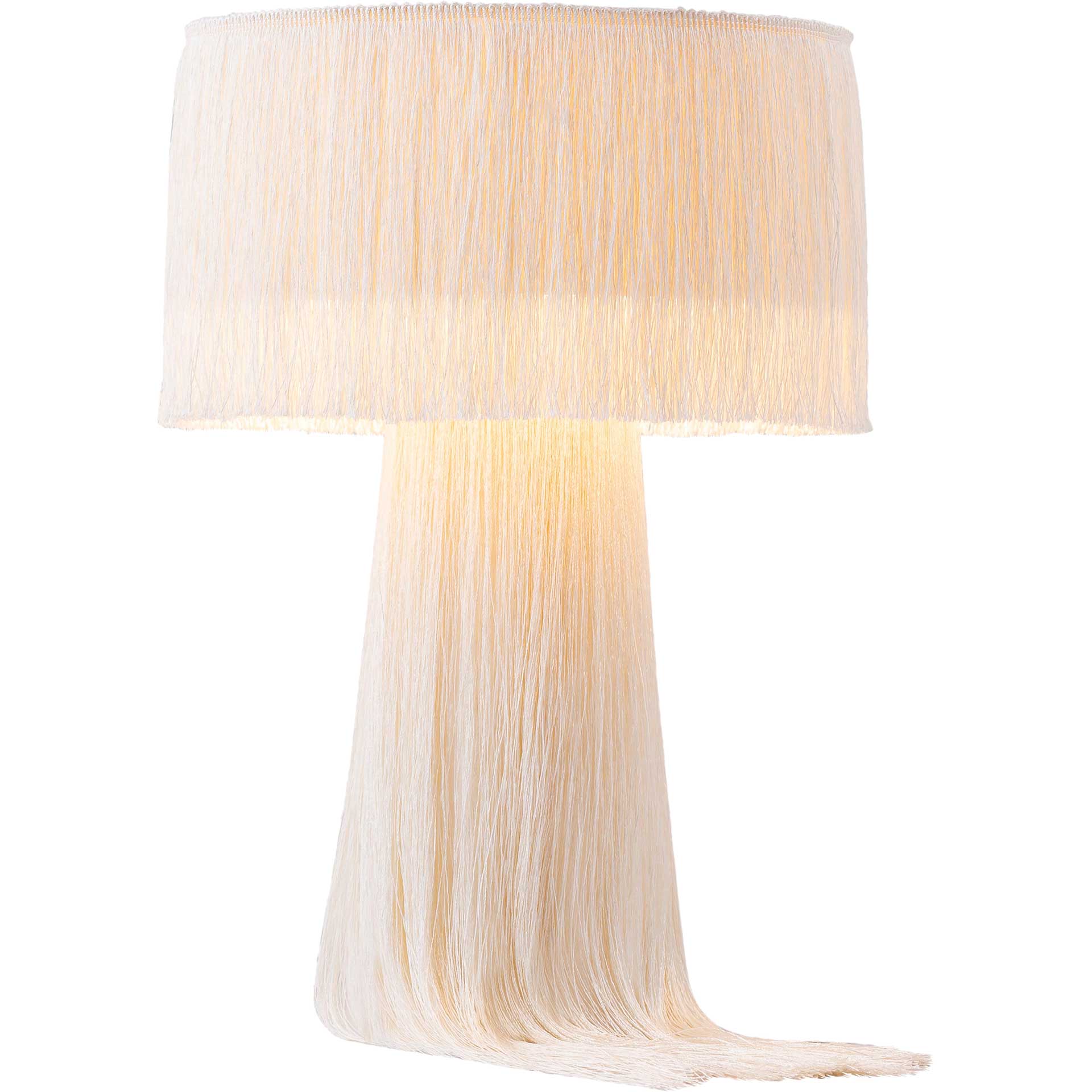 Atlas Tassel Table Lamp Cream - Image 4