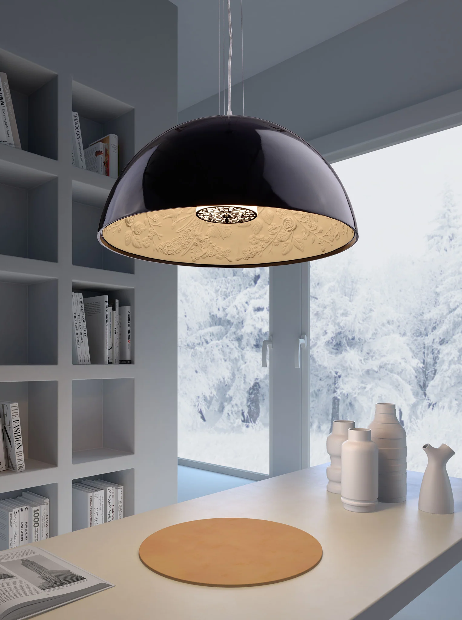 Atmos Ceiling Lamp Black - Image 4