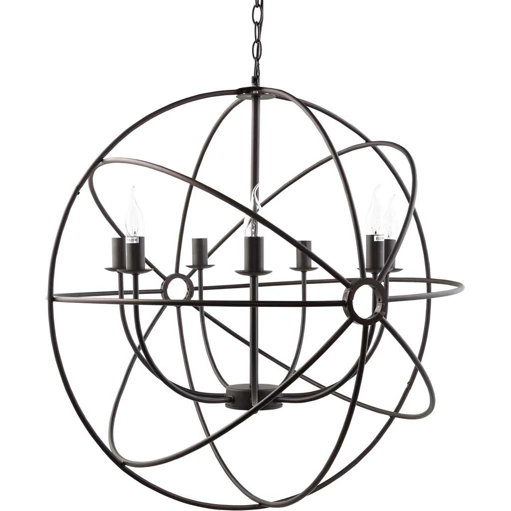 Atomic 29.5" Chandelier Brown - Image 2