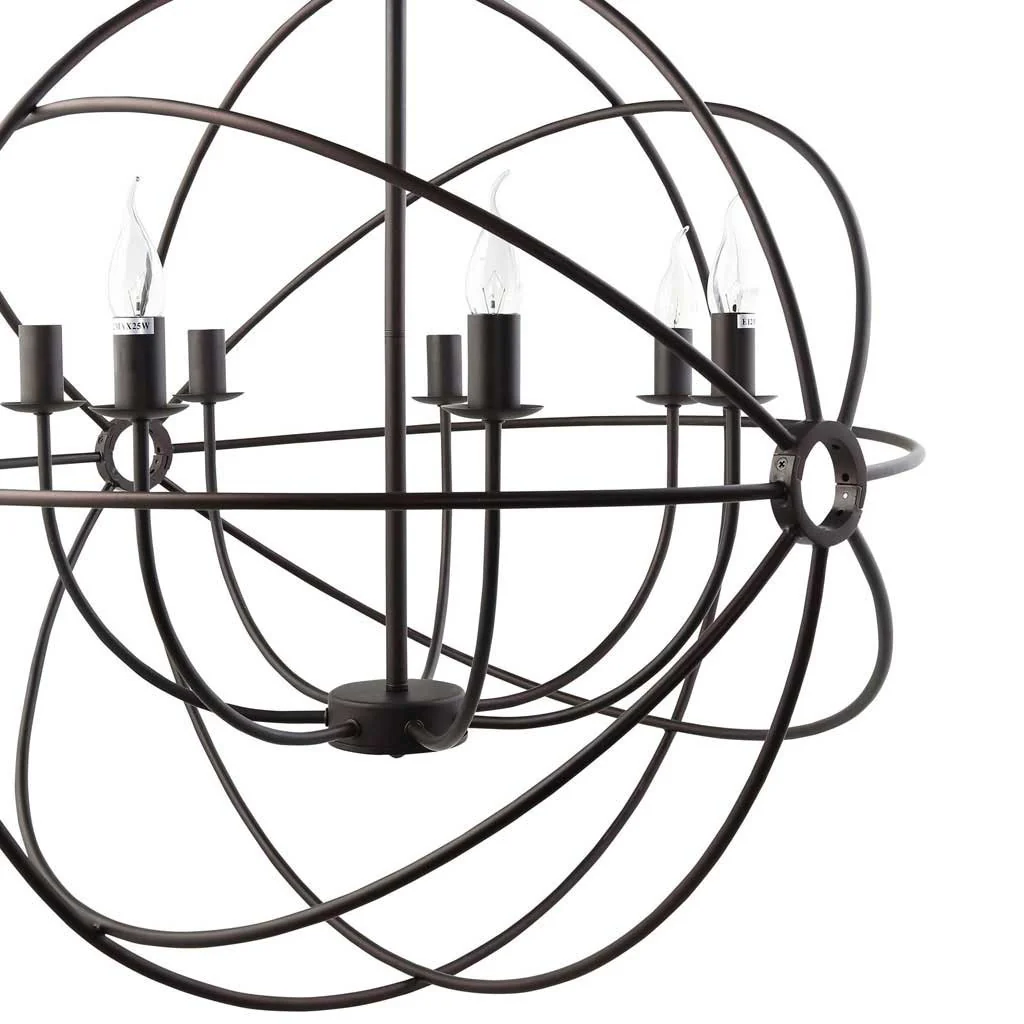 Atomic 29.5" Chandelier Brown - Image 3