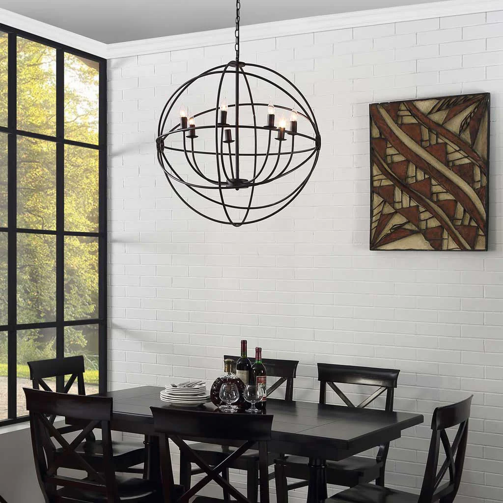 Atomic 29.5" Chandelier Brown - Image 4