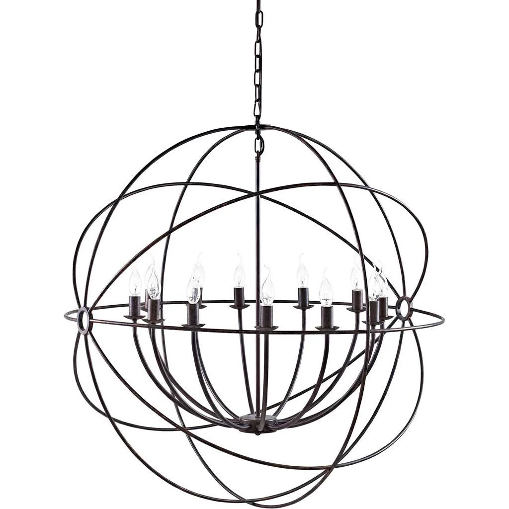 Atomic 39.5" Chandelier Brown - Image 2