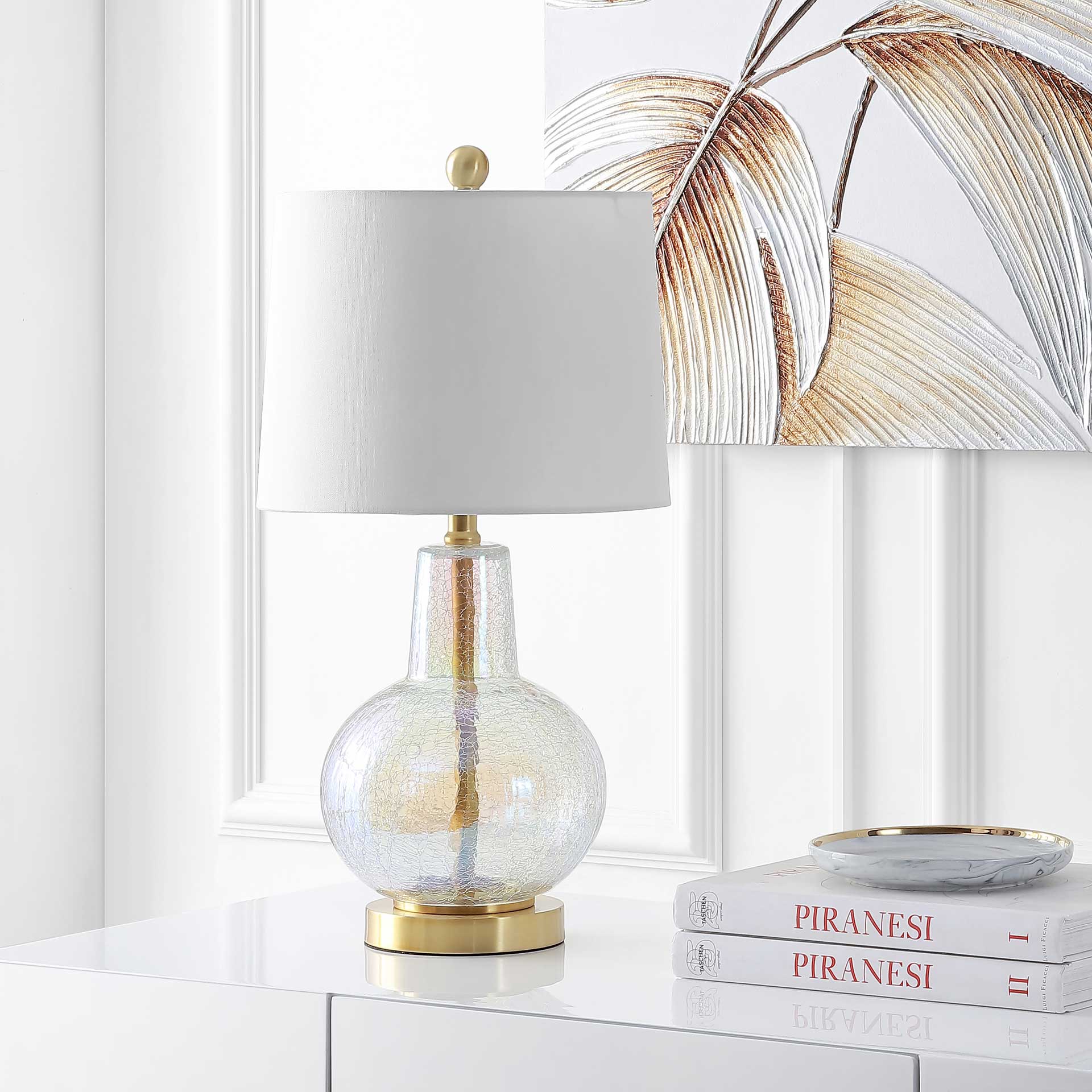 Attune Table Lamp Luster Crackle - Image 3