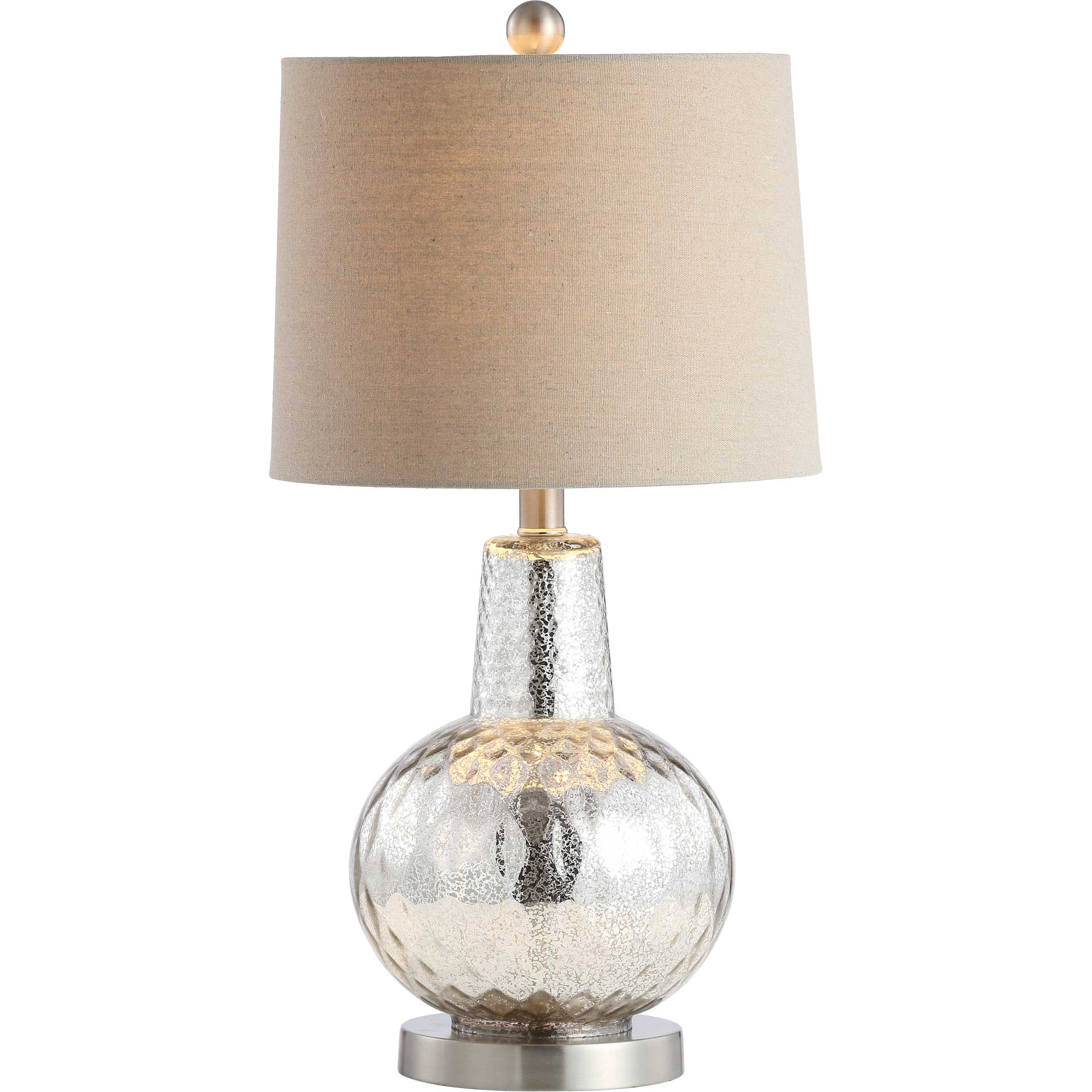 Attune Table Lamp Silver/Ivory - Image 2