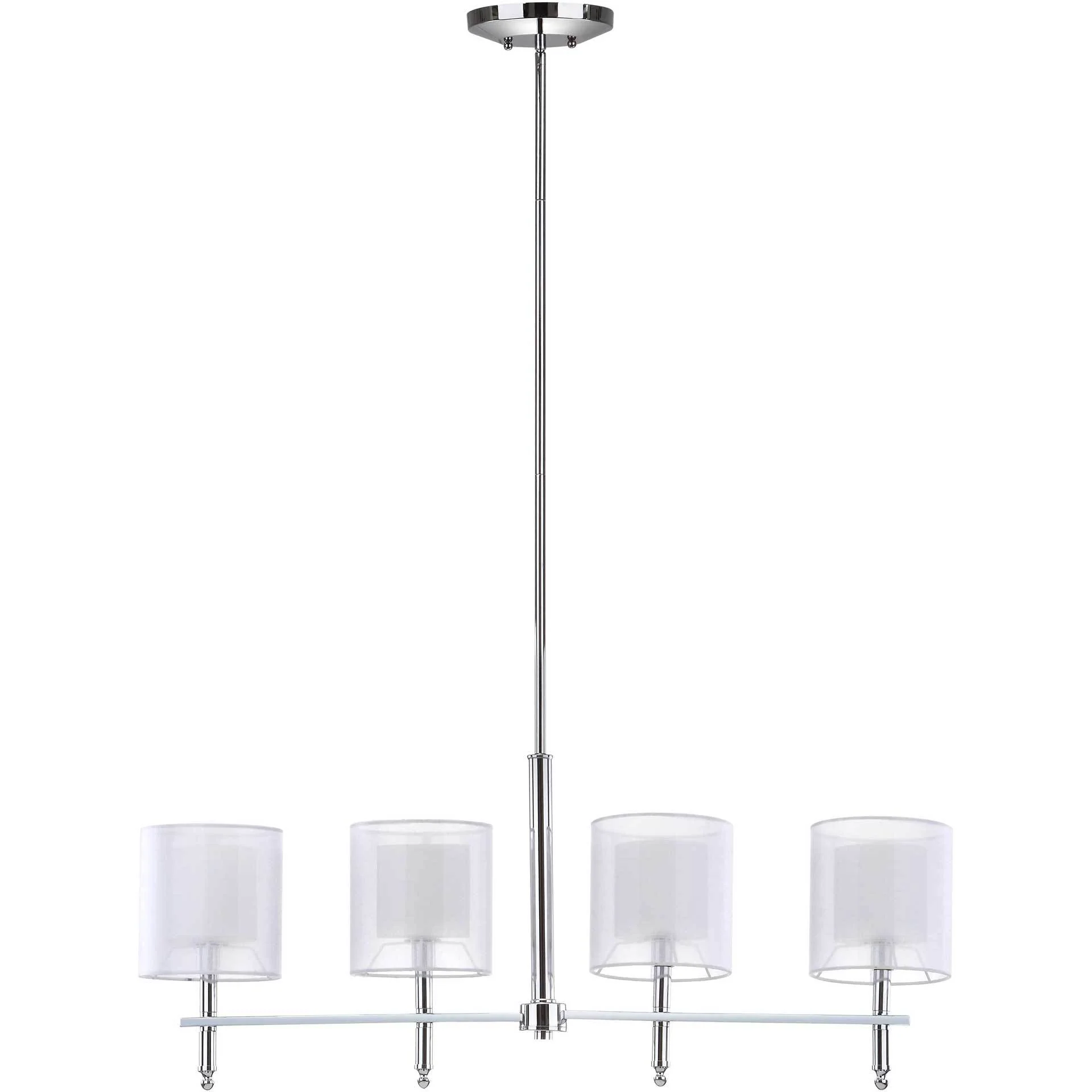 Aubrey Chrome Adjustable Island Pendant - Image 2