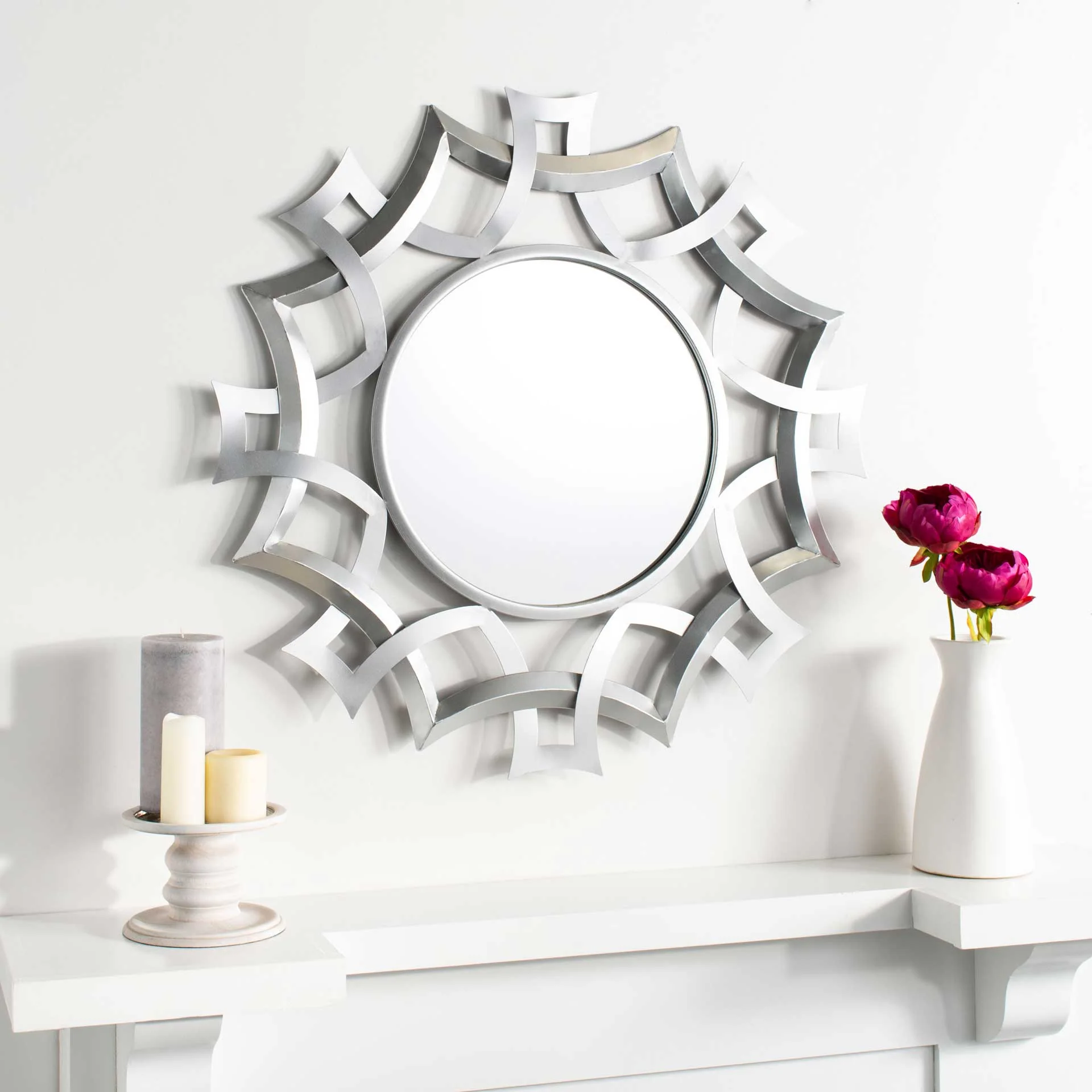 Aubrie Sunburst Mirror Brown - Image 3