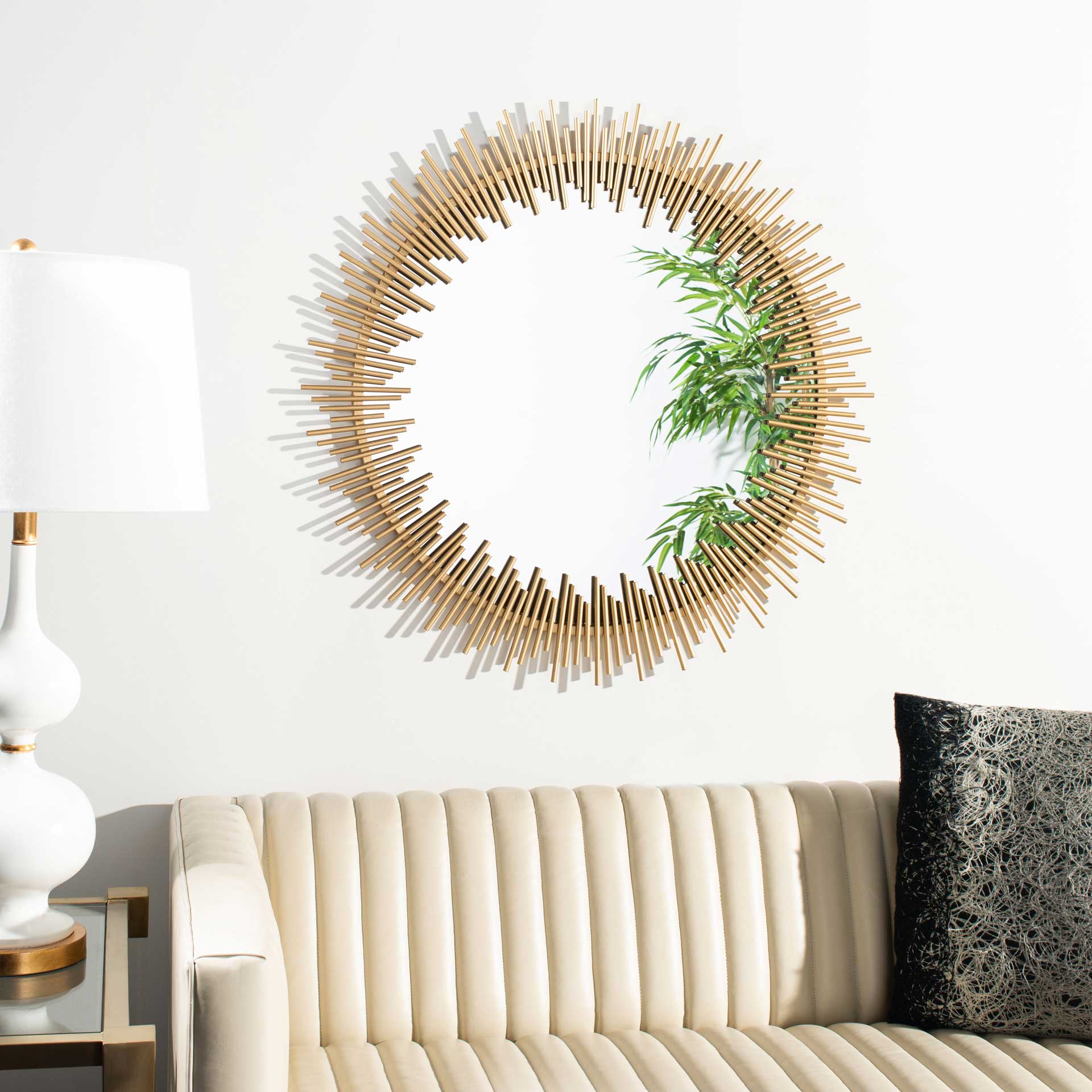 Aubriella Sunburst Mirror Gold - Image 3