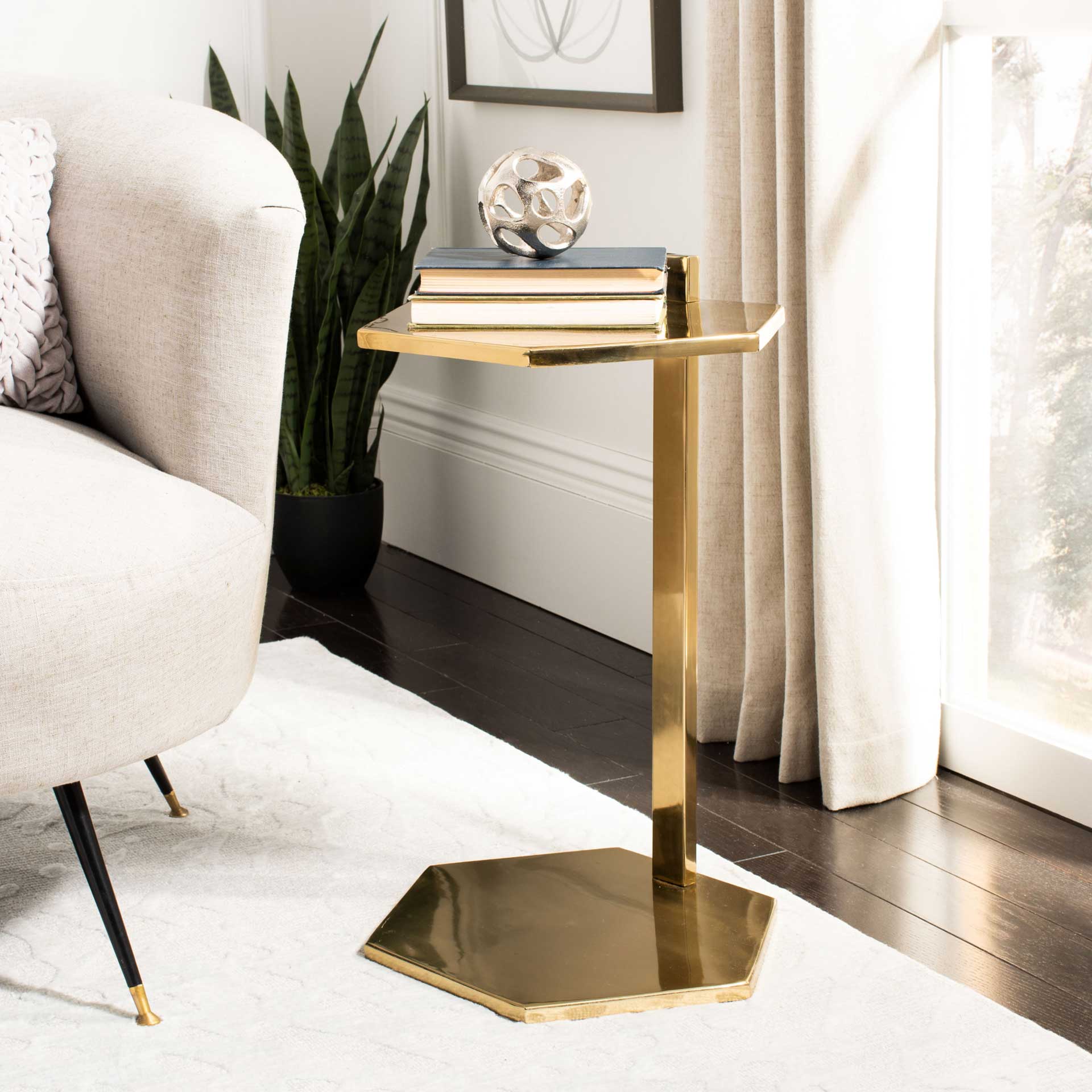 Auden Hexagon C Table Gold - Image 5